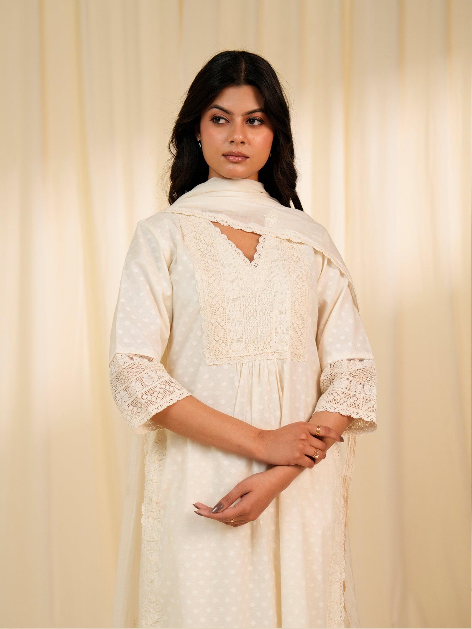 Tusker Chanderi Dupatta