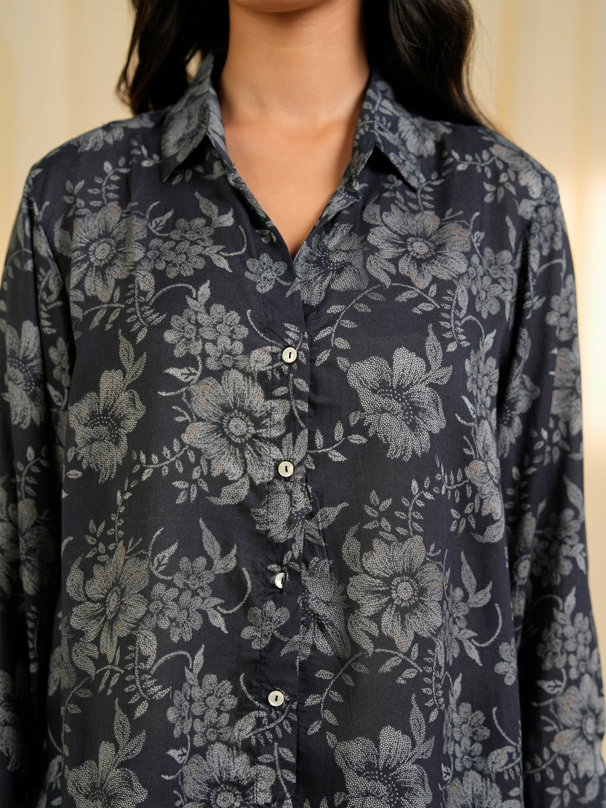 Twilight Garden Viscose Shirt
