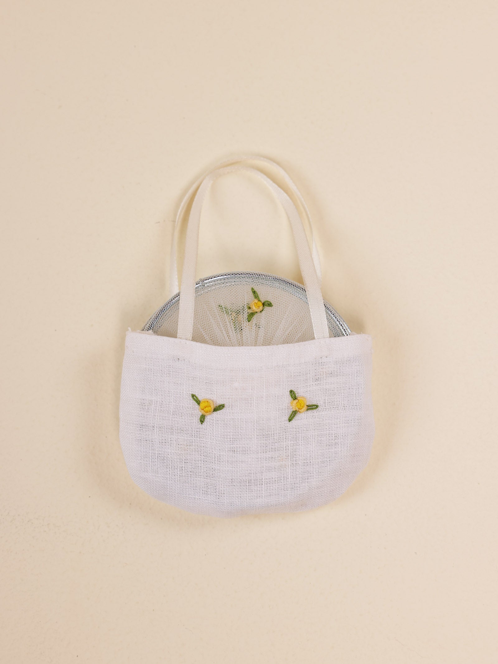 Vintage Ring Glass Cover - Yellow (Set of 4pc)