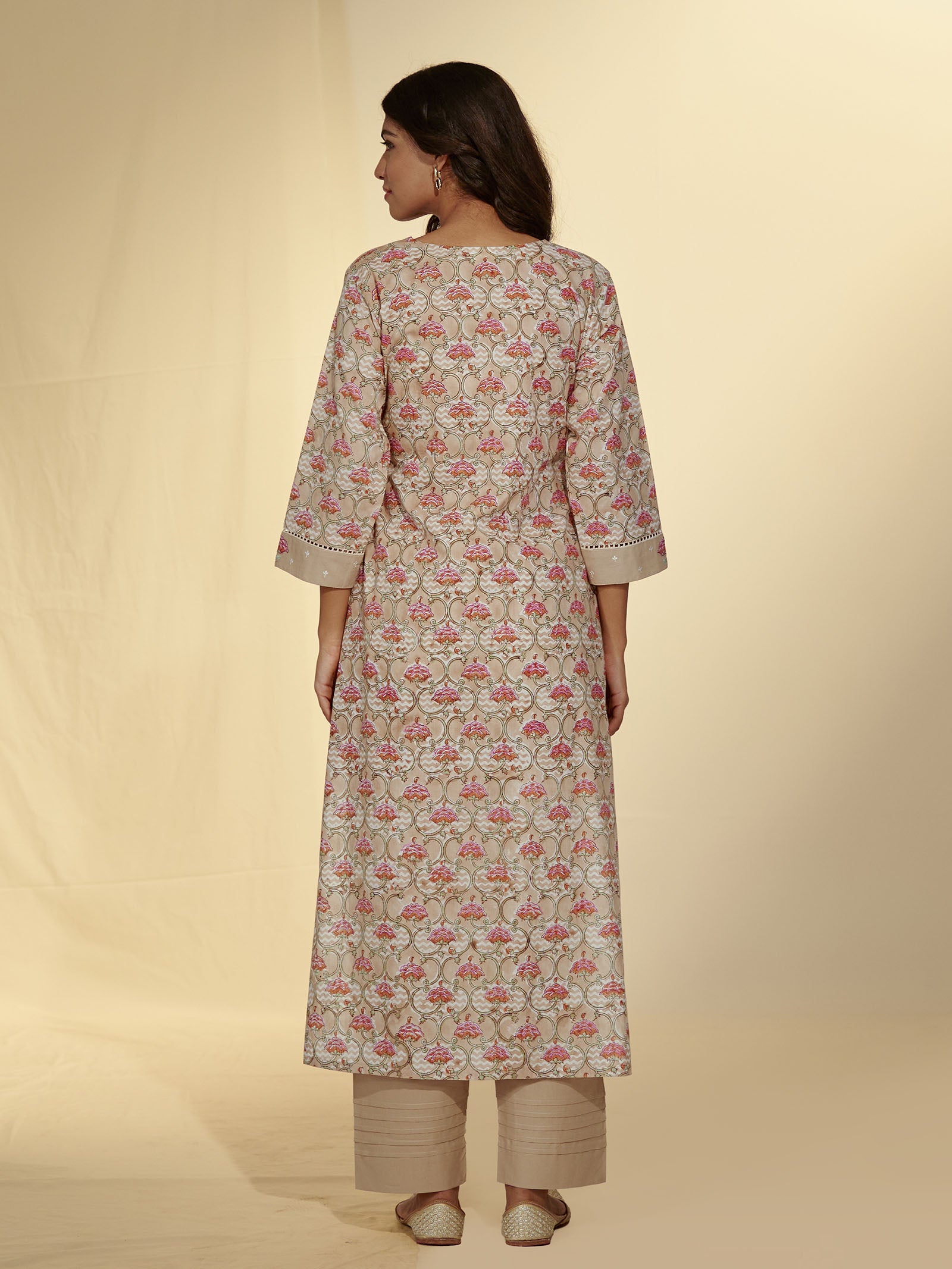Waves Cotton Kurta