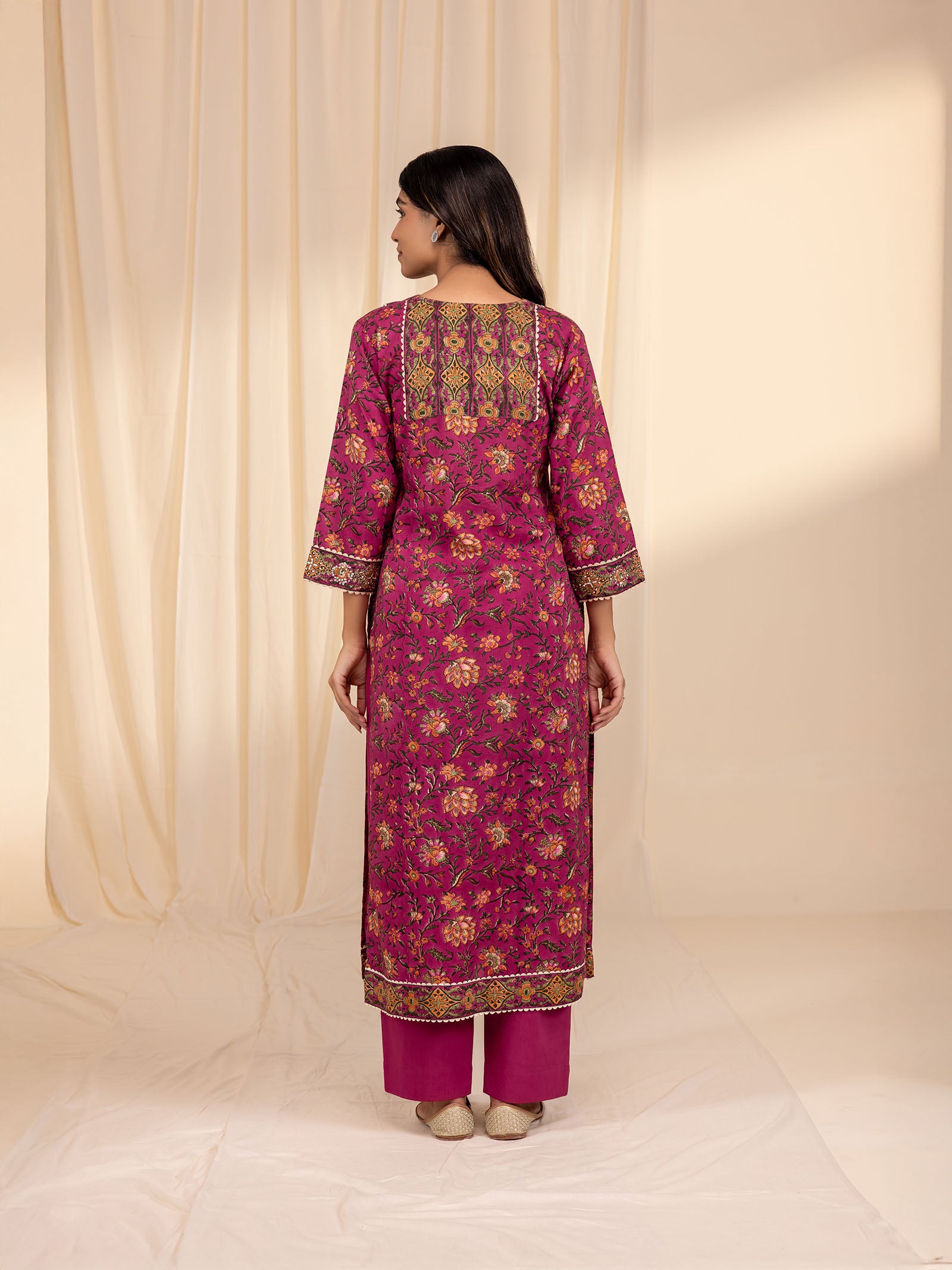 Wild Flowers Voile Kurta