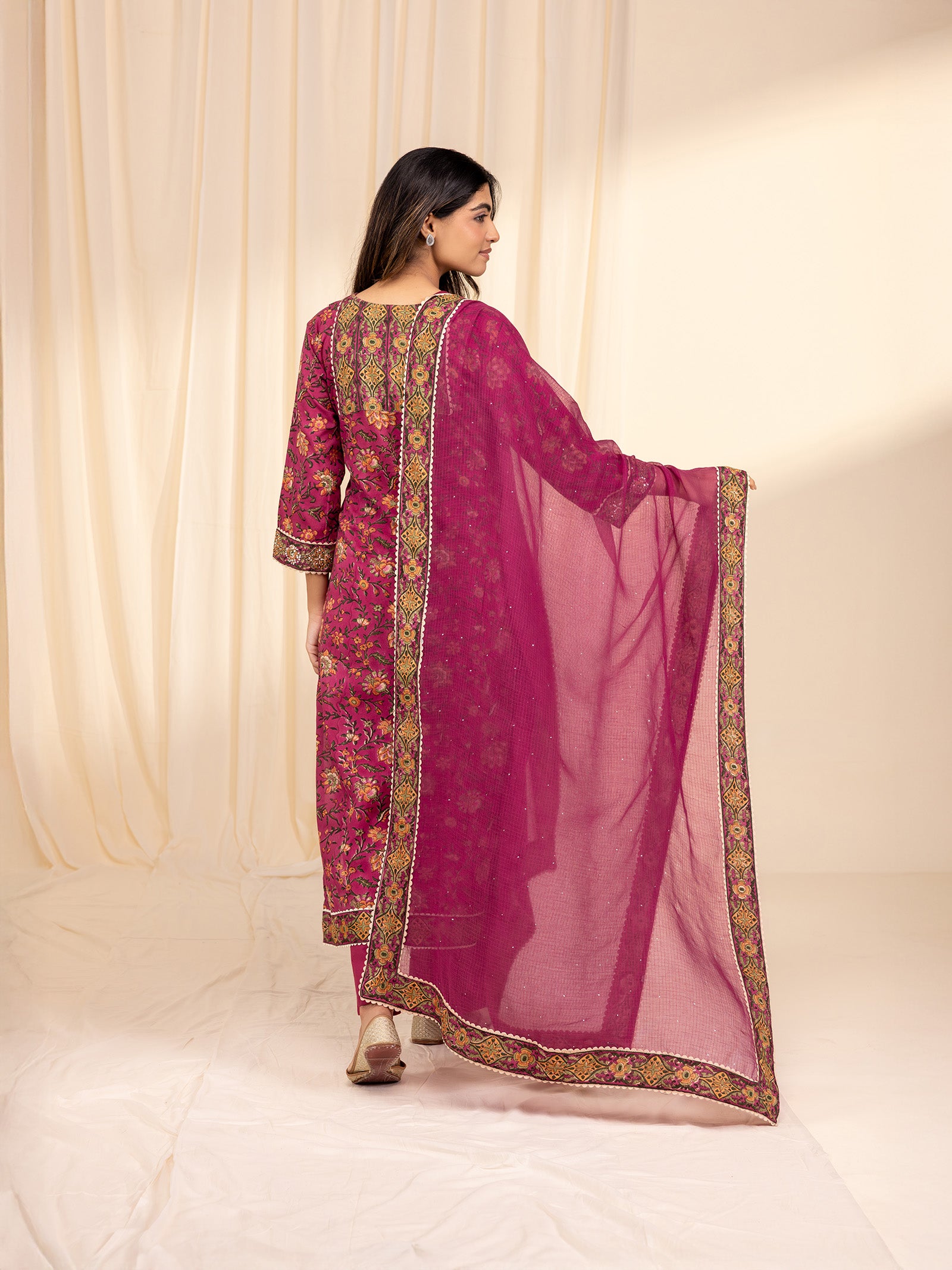 Wild Flowers Kota Dupatta