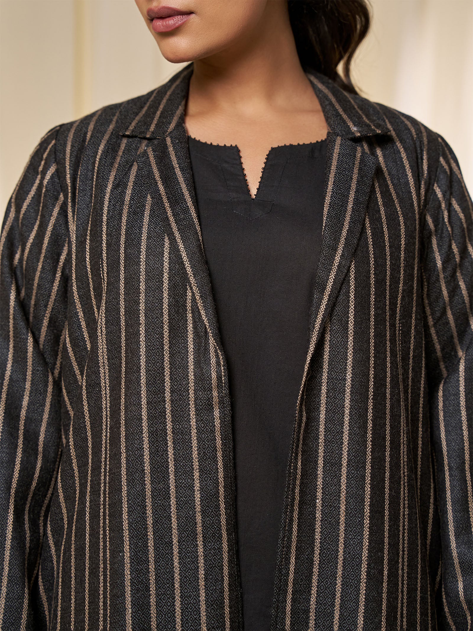 Woollen Overlay Coat