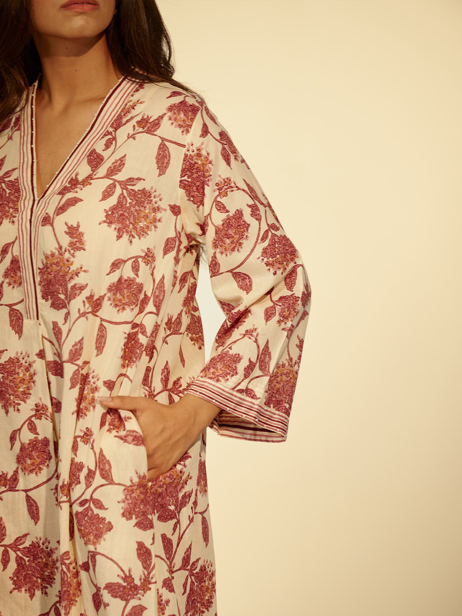 Rosewood Voile Kurta