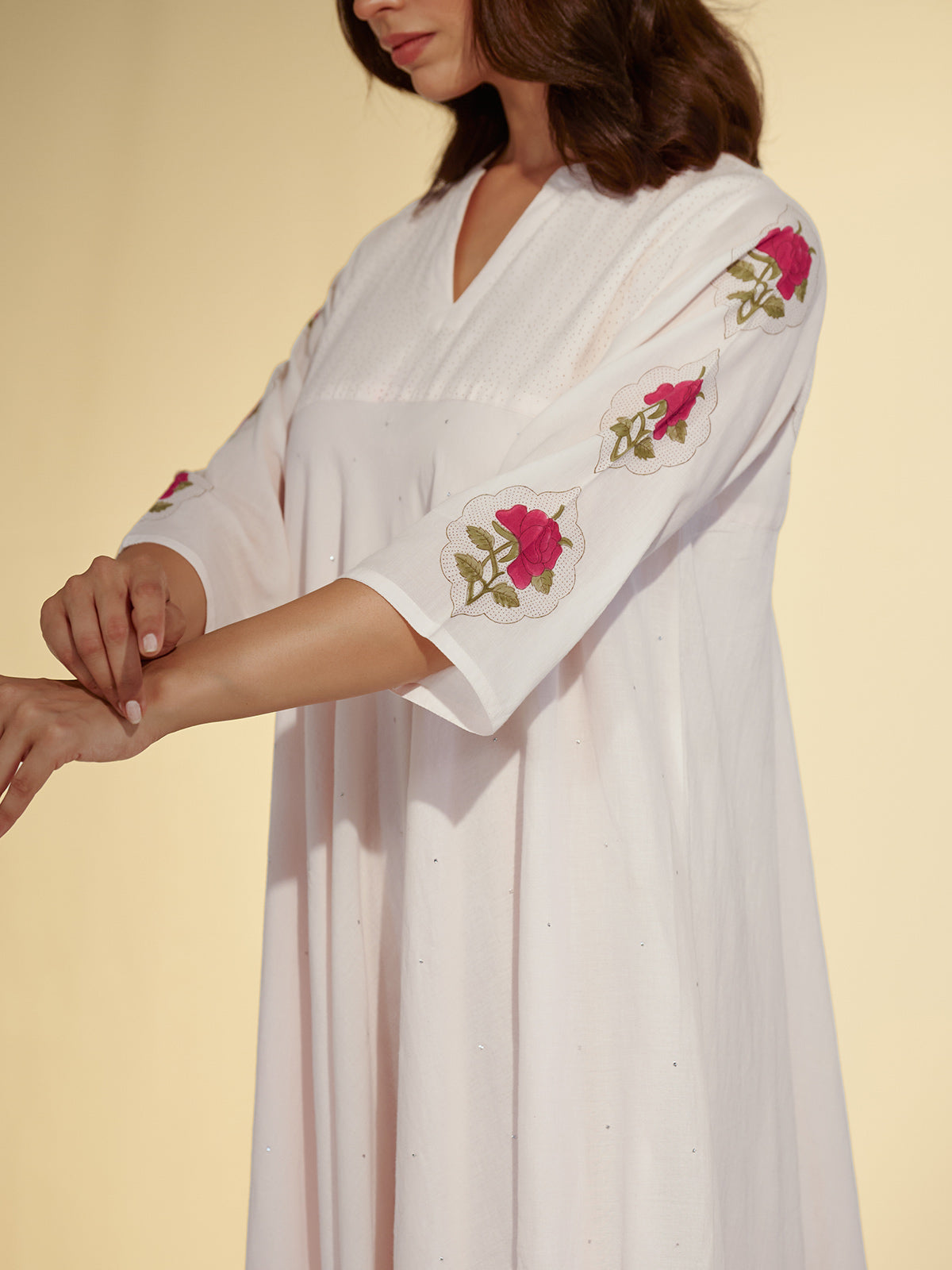 Belle Rose Voile Dress