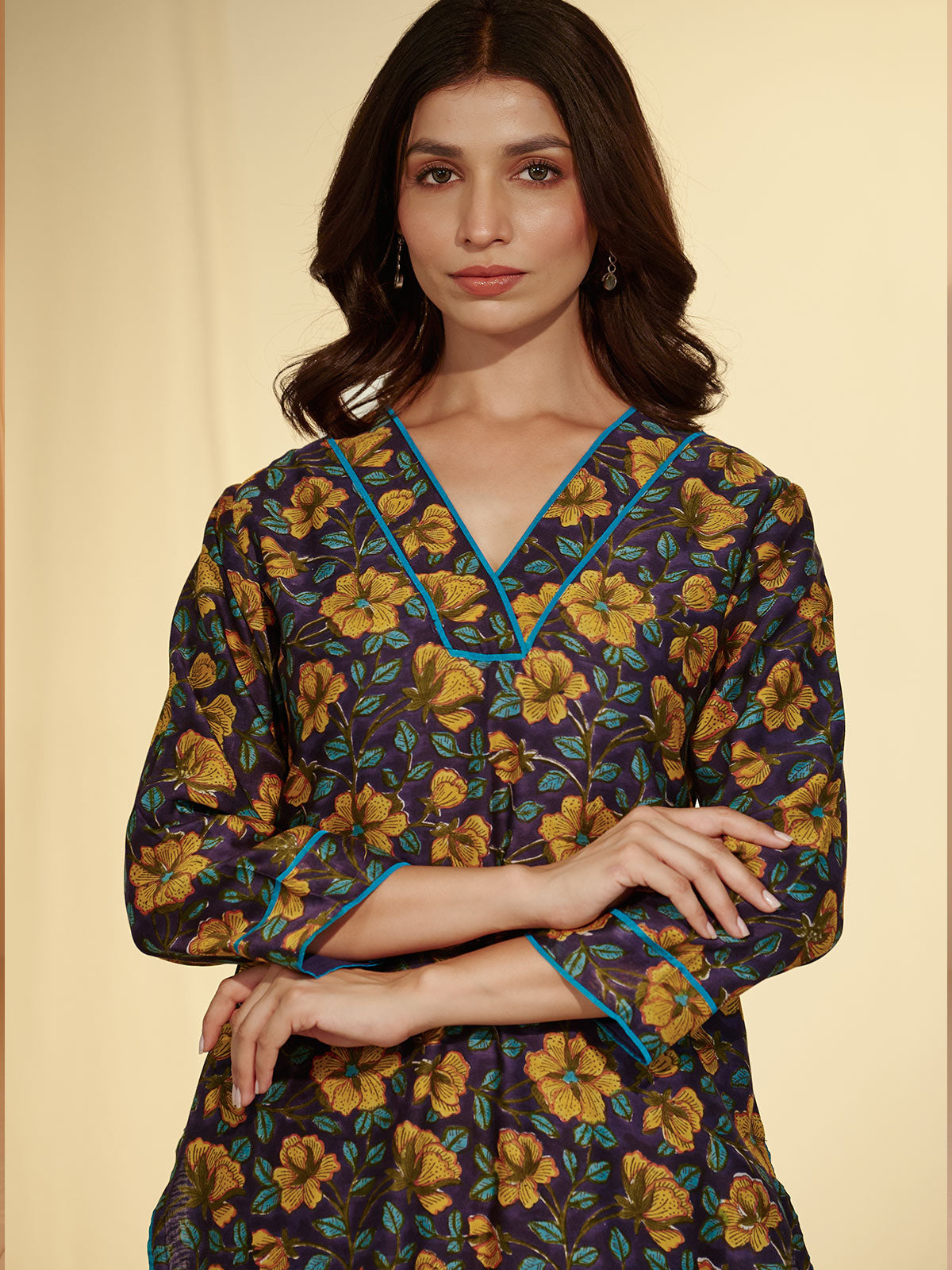 Dandelions Chanderi Kurta