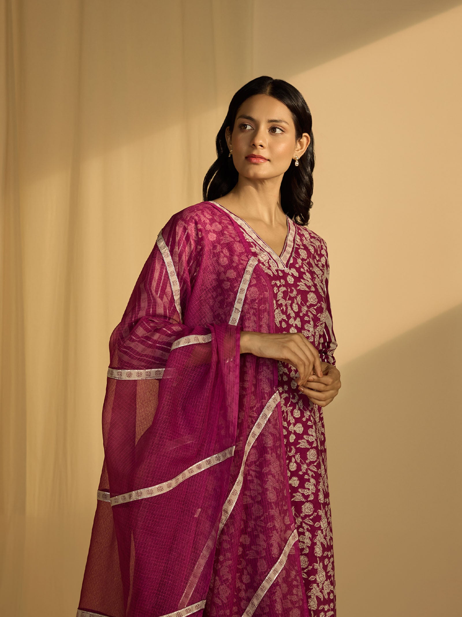 Purple Ink Kota Dupatta