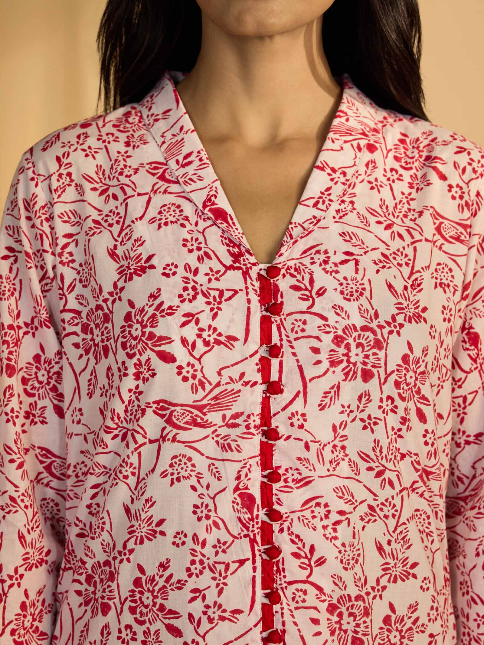 Red Robin Cotton Kurta