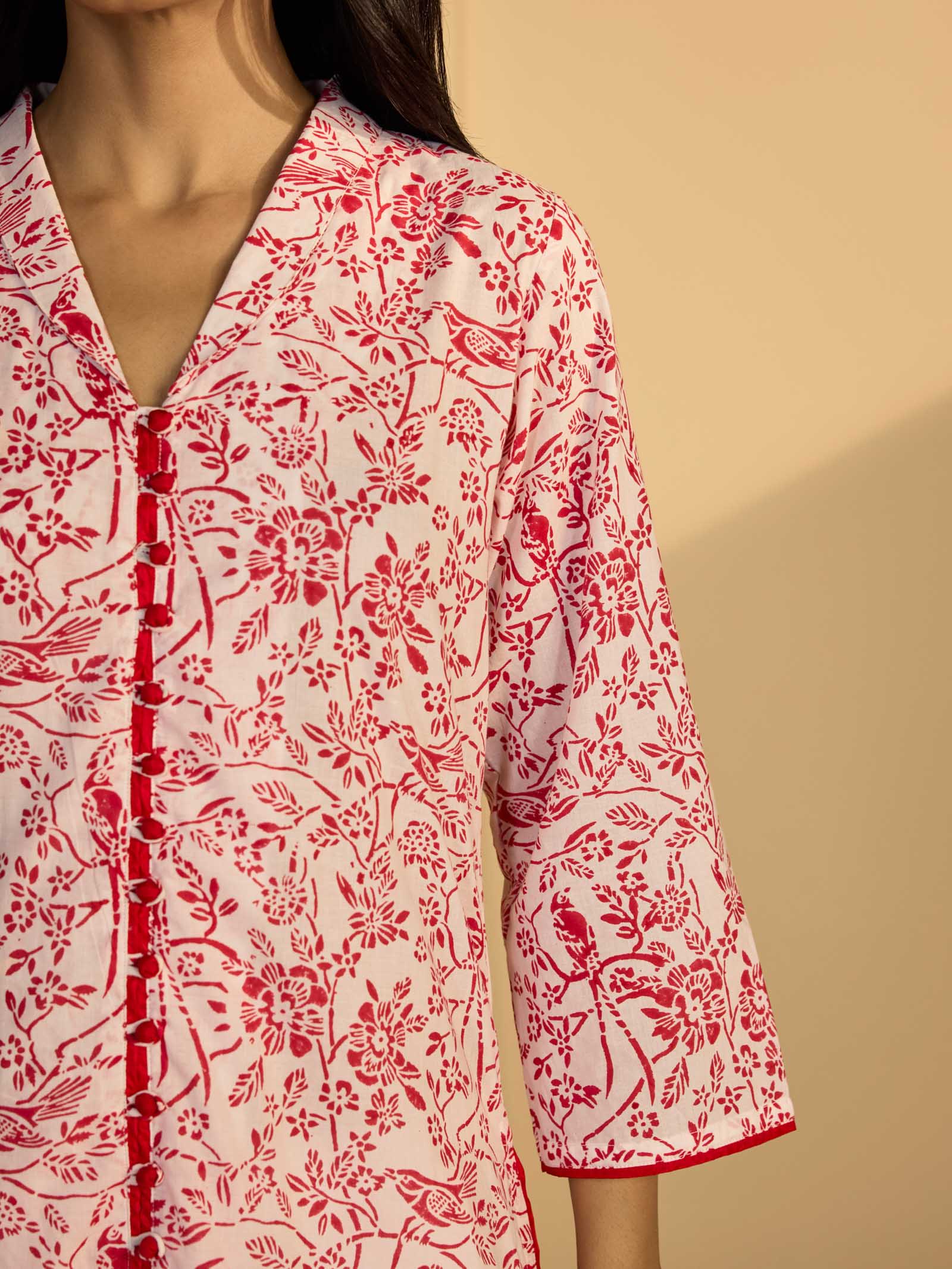 Red Robin Cotton Kurta