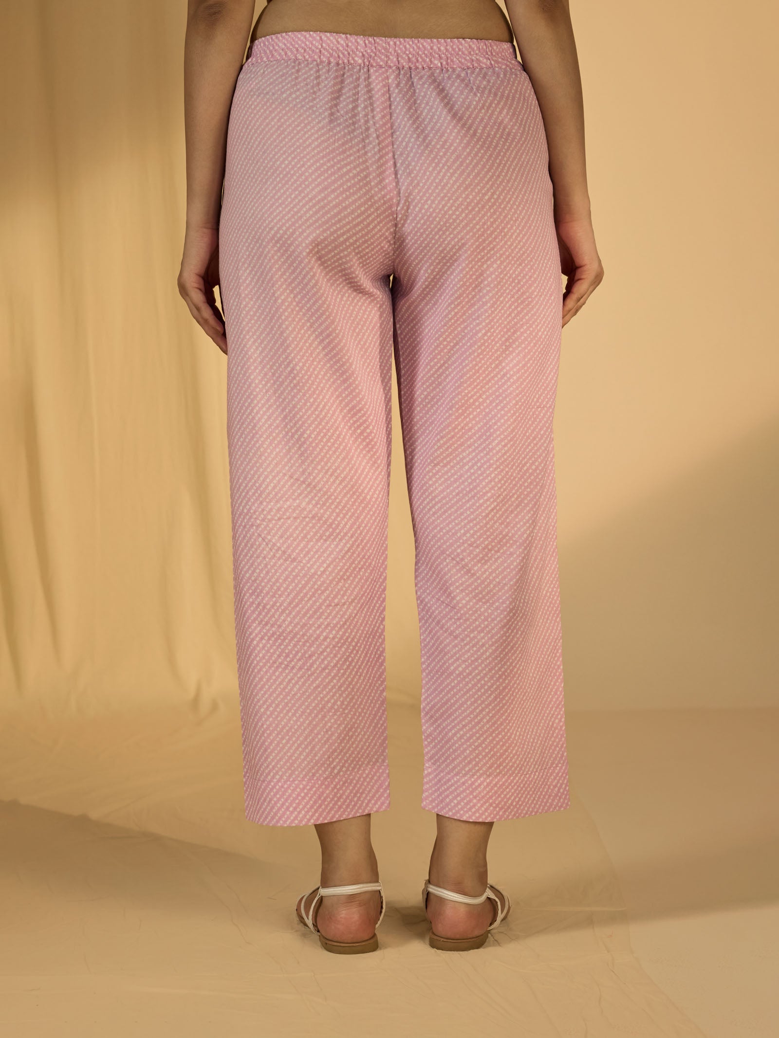 Little Lavender Cotton Straight Pant