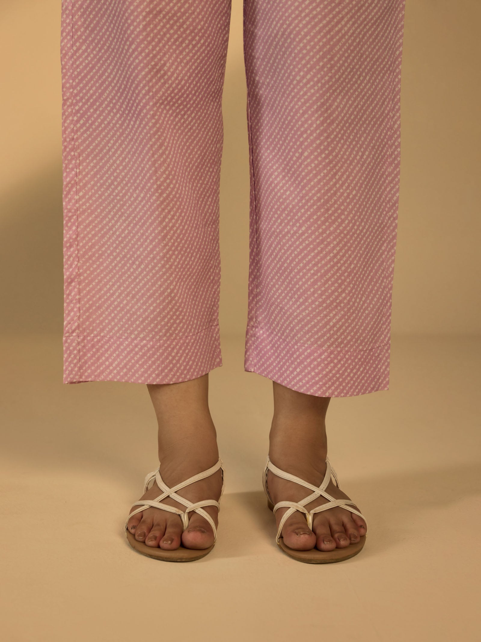 Little Lavender Cotton Straight Pant