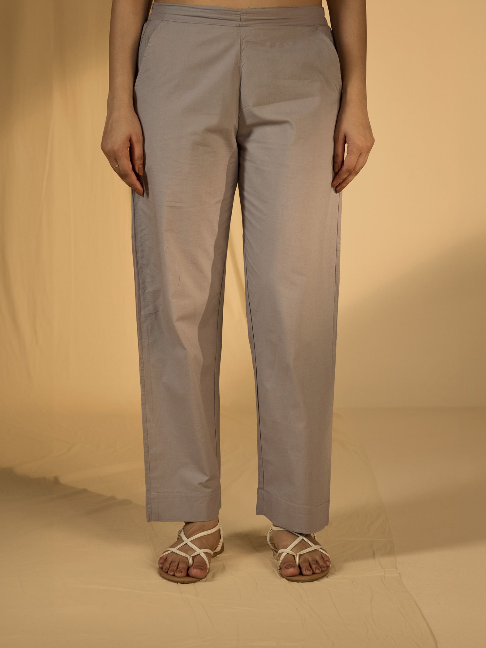 Parakeets Cotton Straight Pant