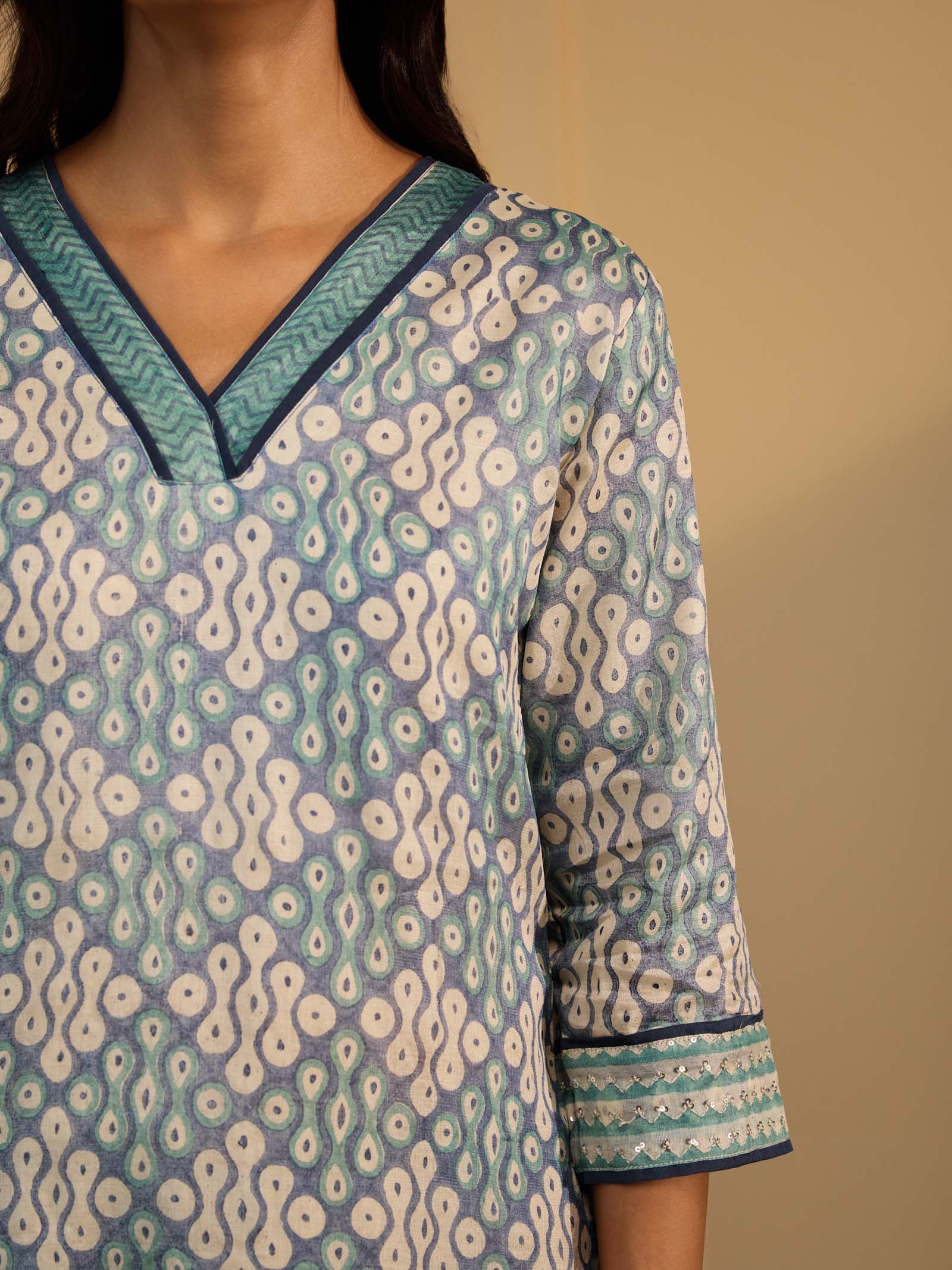 Marine Drive Tussar Silk Kurta