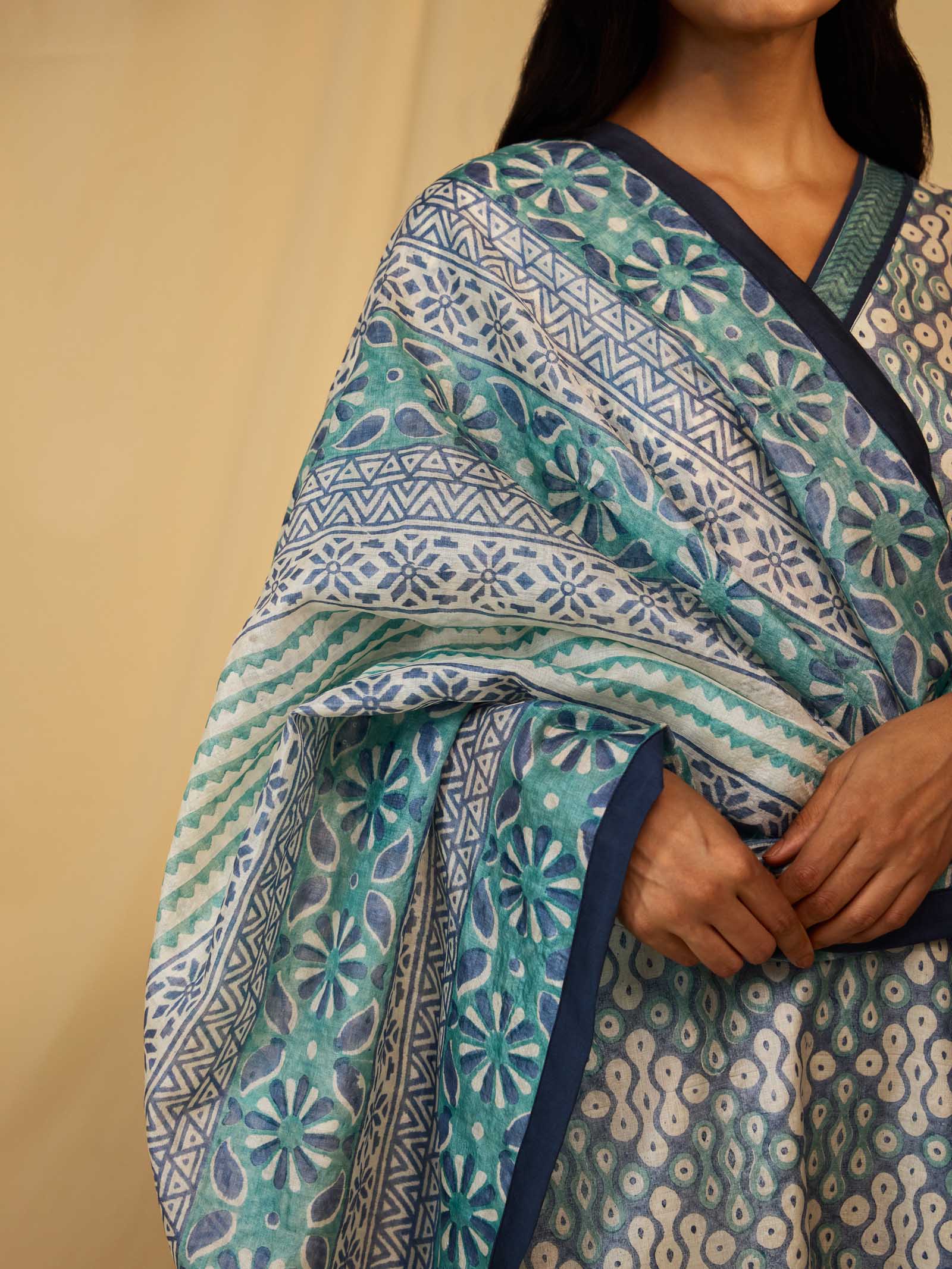 Marine Drive Tussar Silk Dupatta