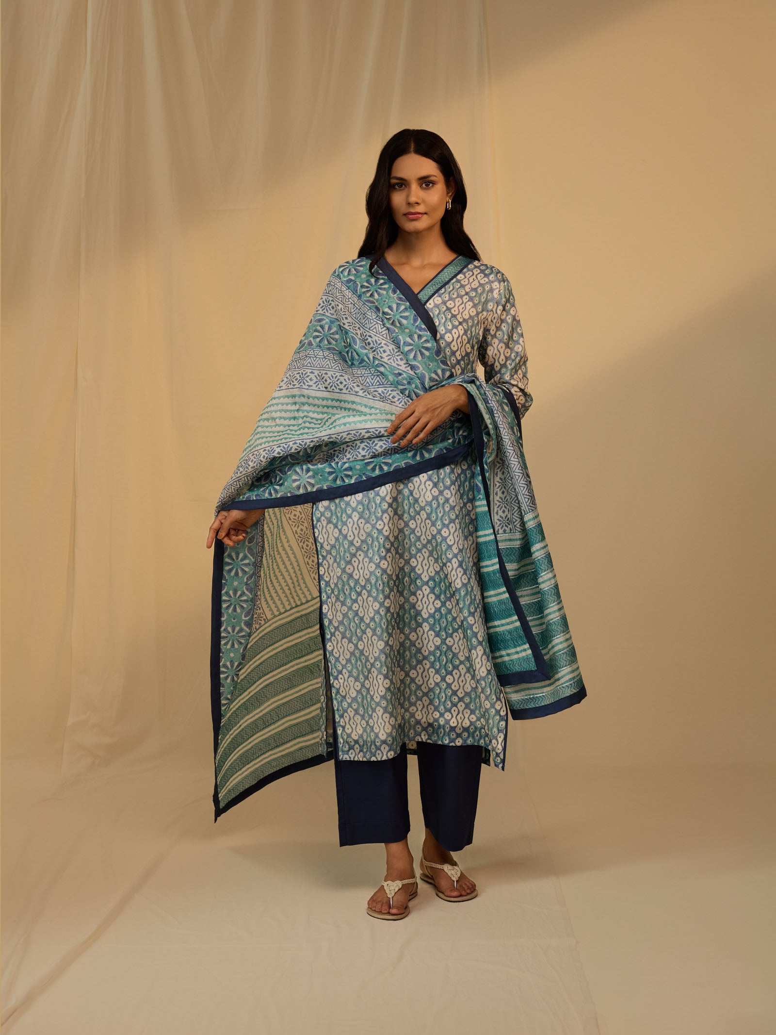 Marine Drive Tussar Silk Dupatta