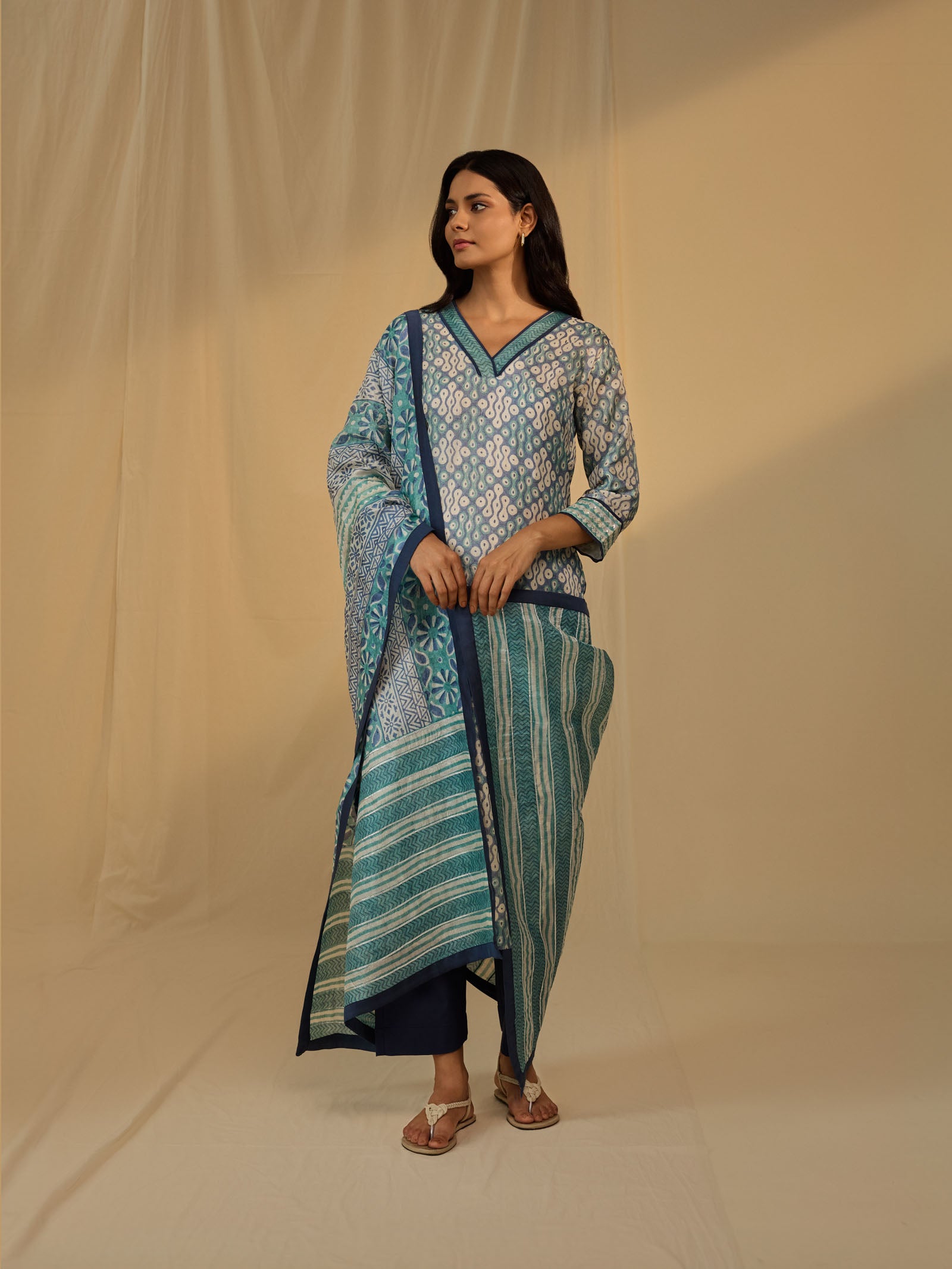 Marine Drive Tussar Silk Dupatta