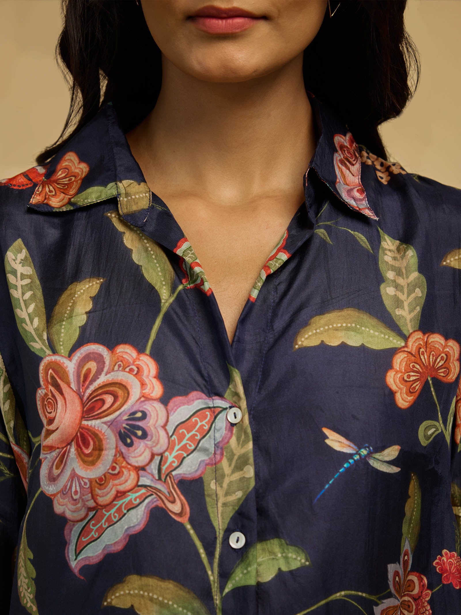 Vogue Silk Shirt - Cocktail