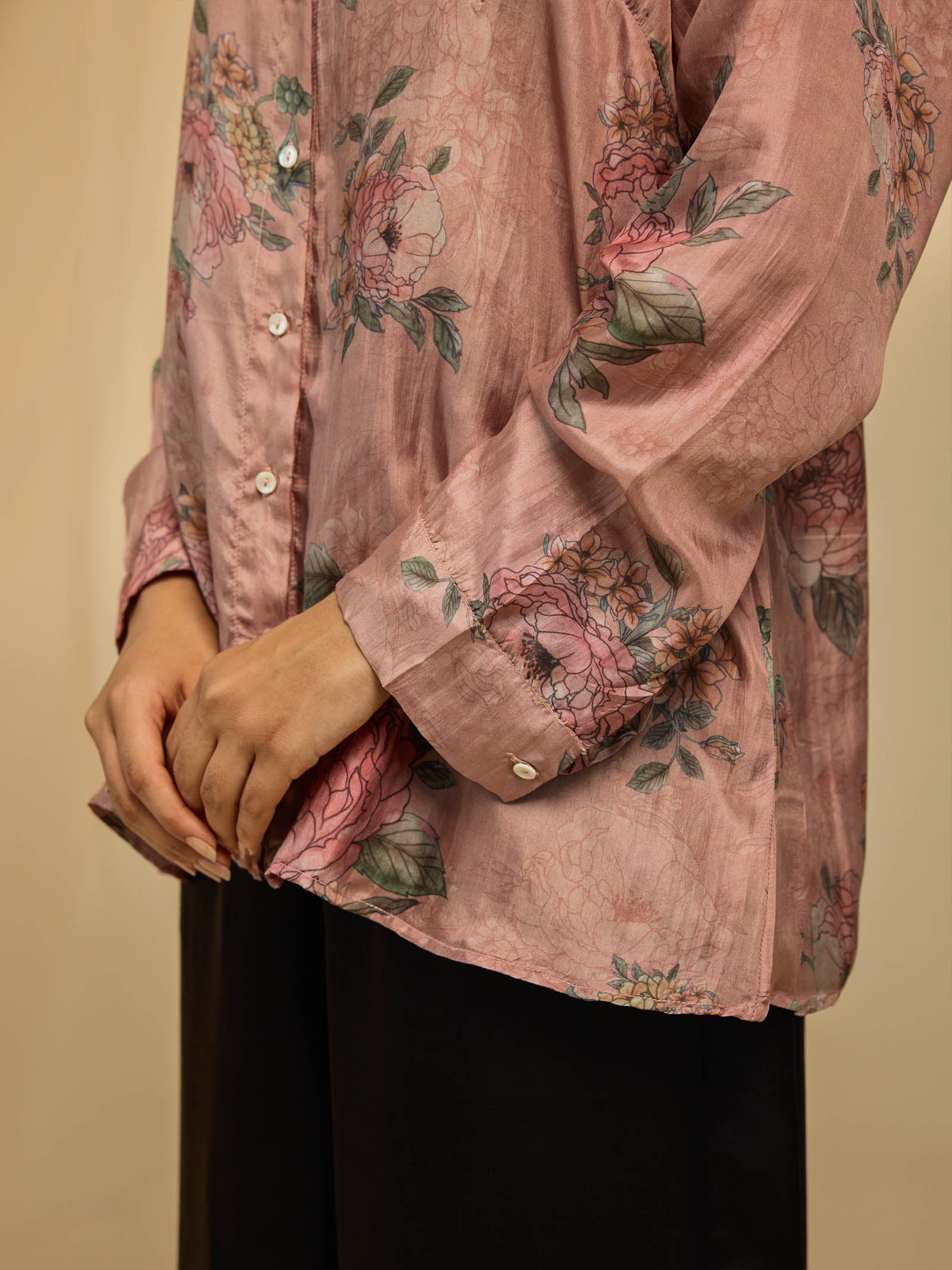 Vogue Silk Shirt - Brunch