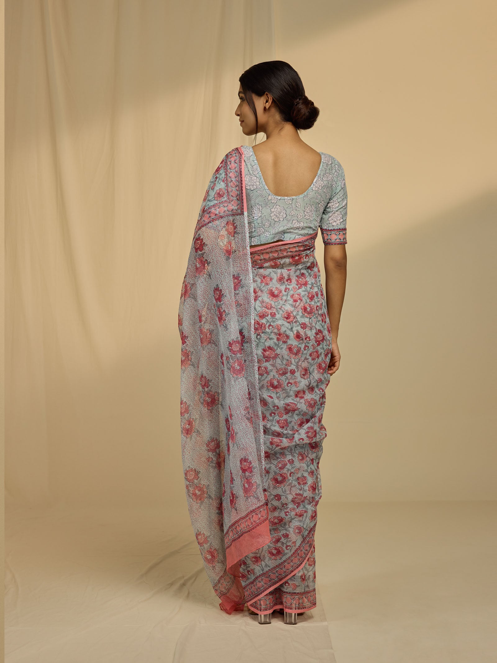 Candy Cloud Kota Saree