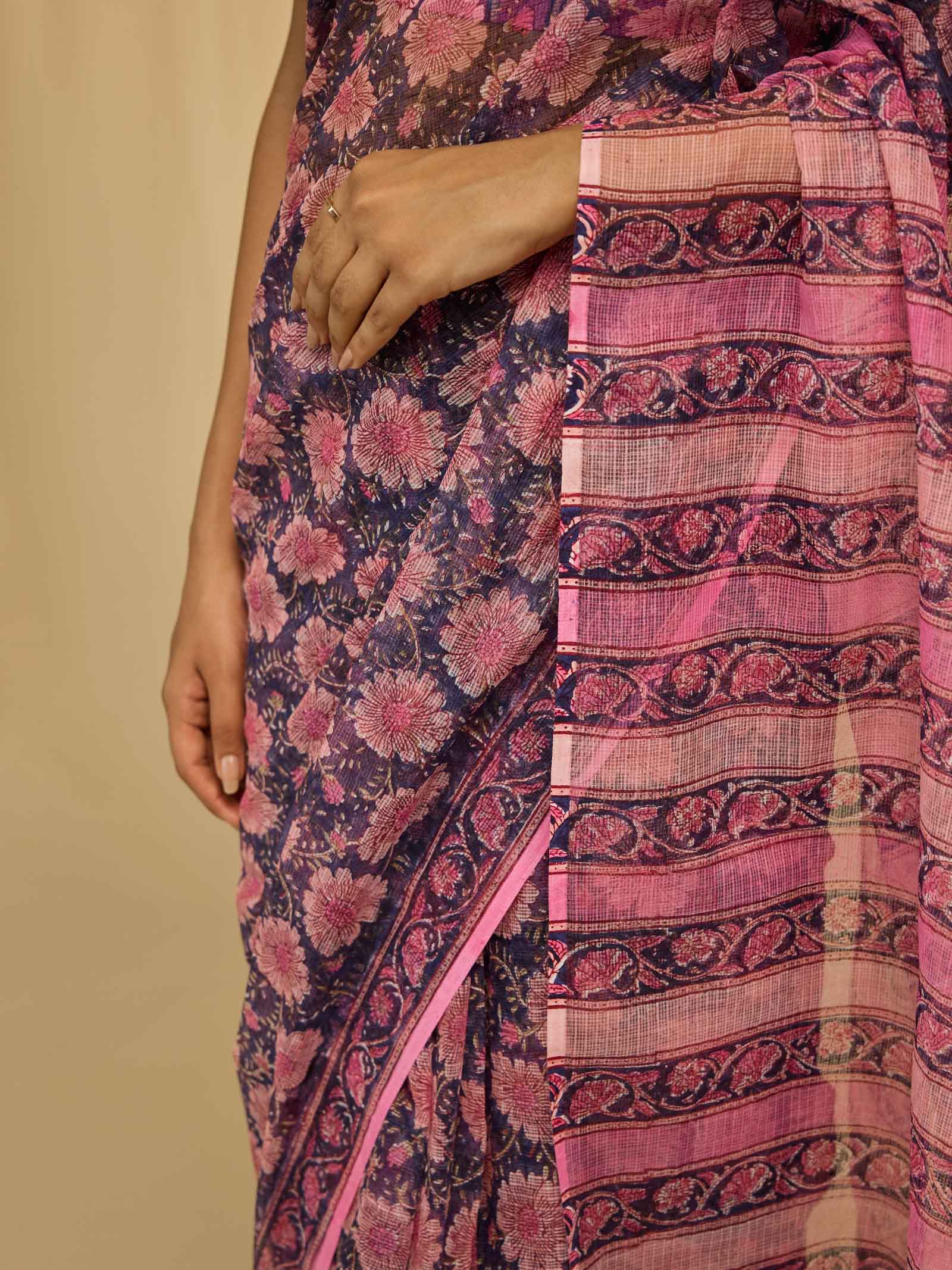 Purple Plush Kota Saree