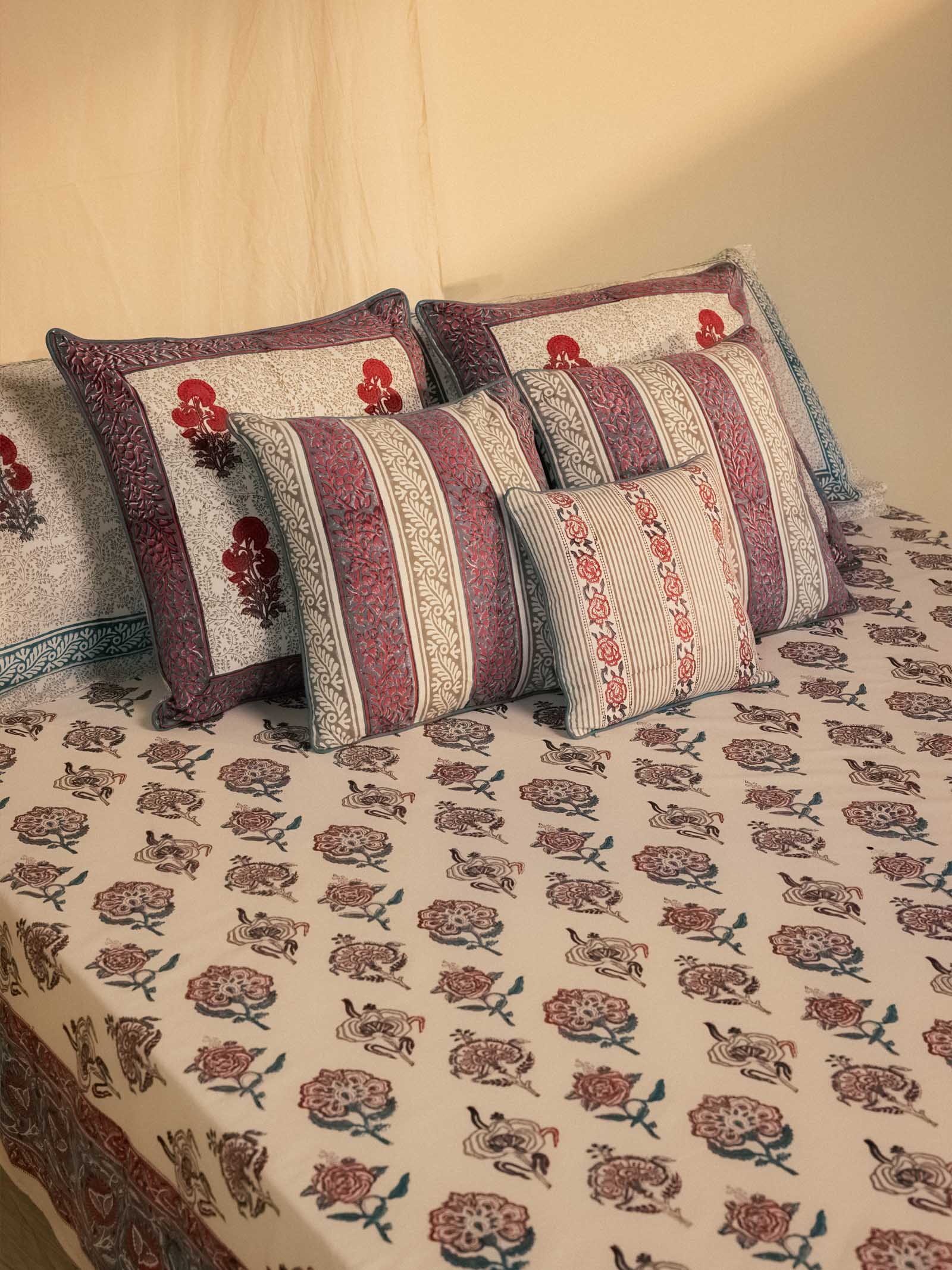 A Teal Tango Bed Cover