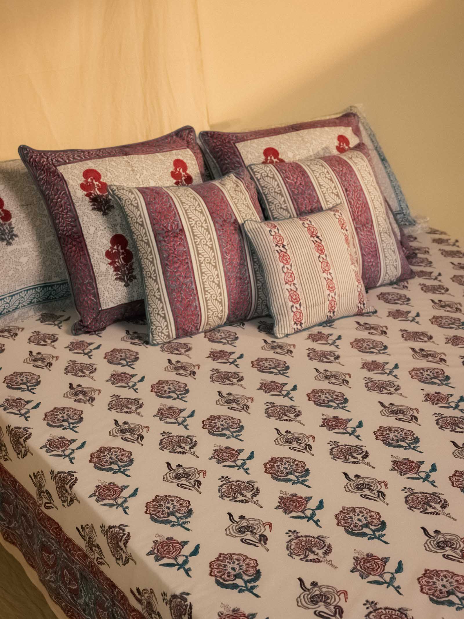 A Teal Tango Bed Cover