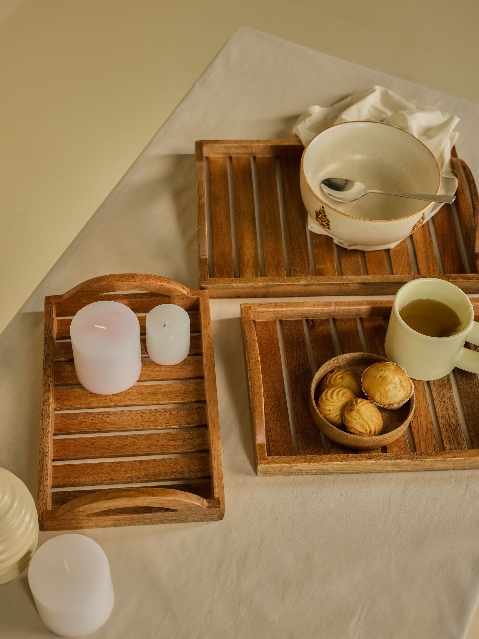 Wooden Trays (Set of 3)