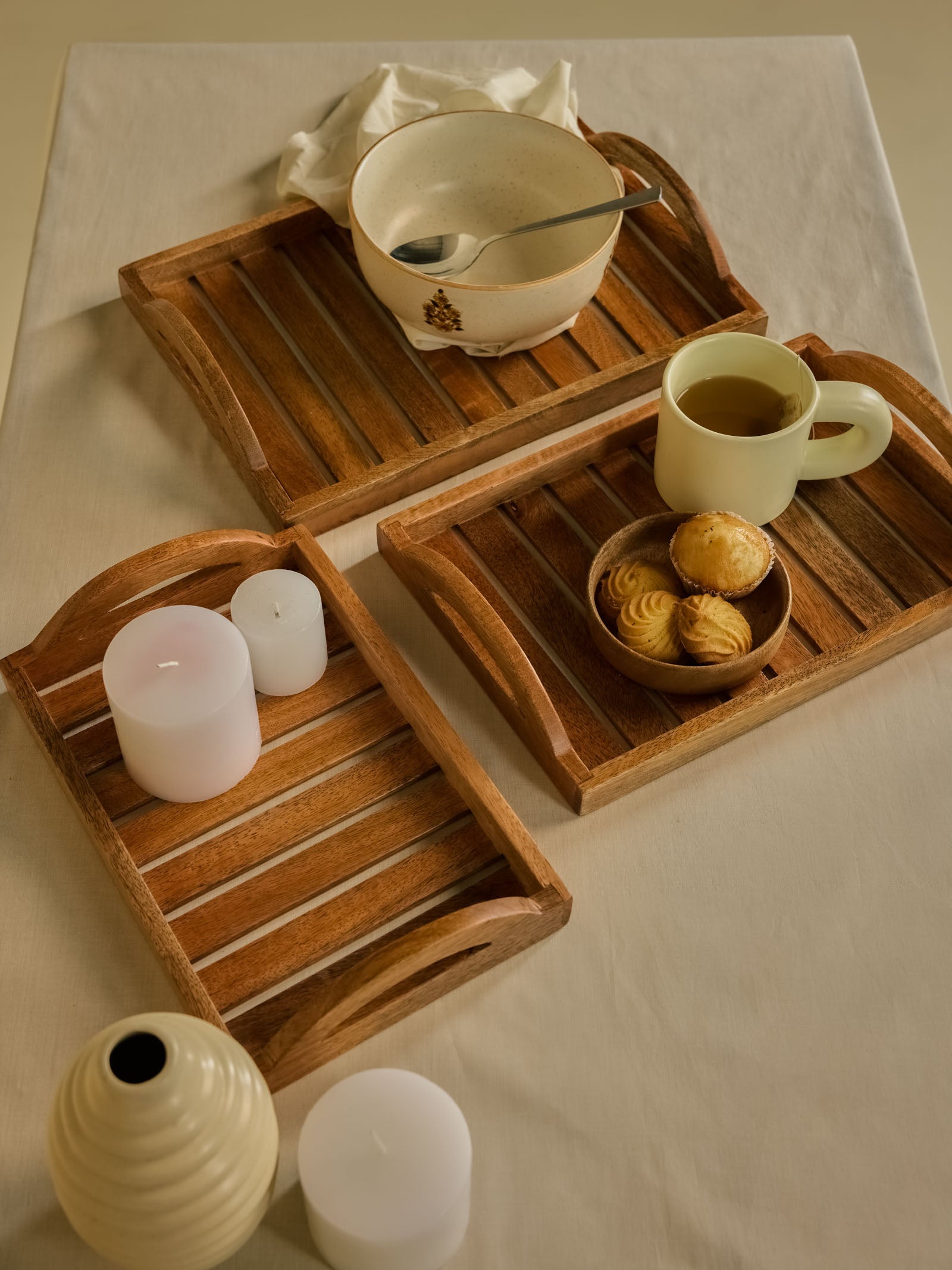 Wooden Trays (Set of 3)