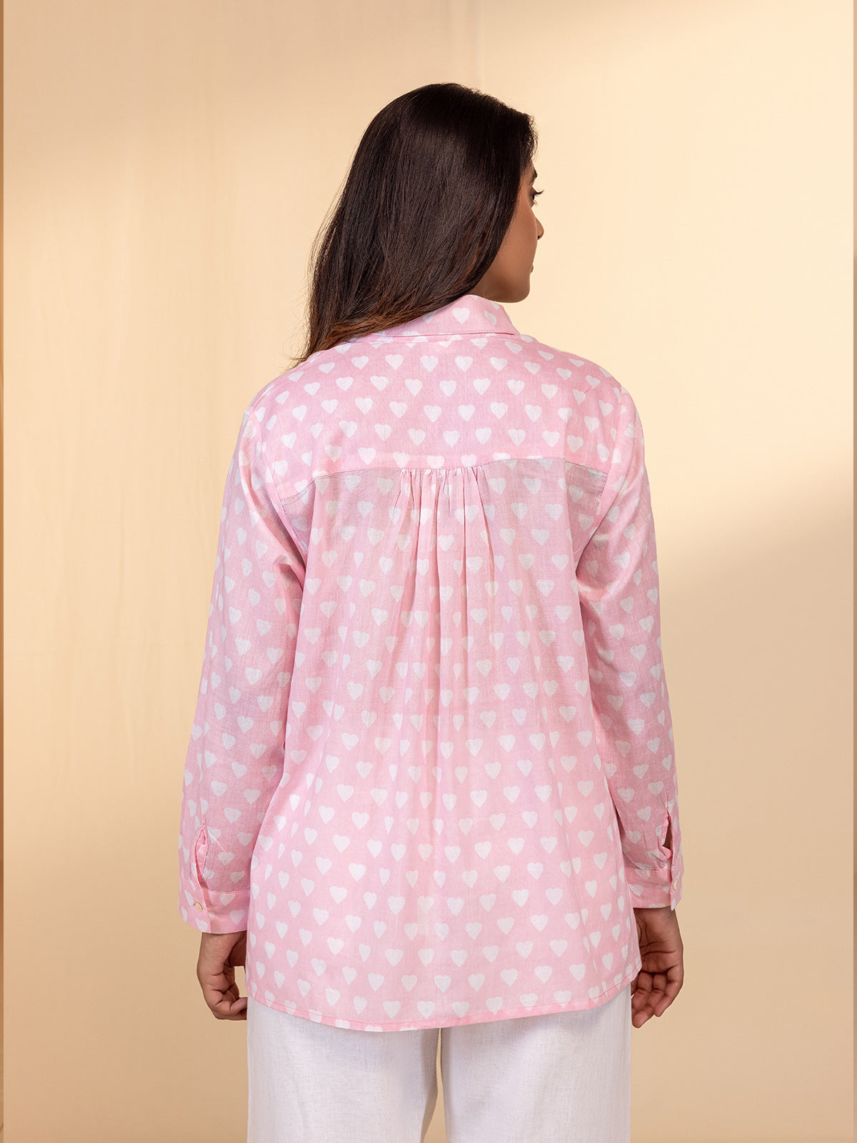 Hello Hello Voile Shirt - Pink