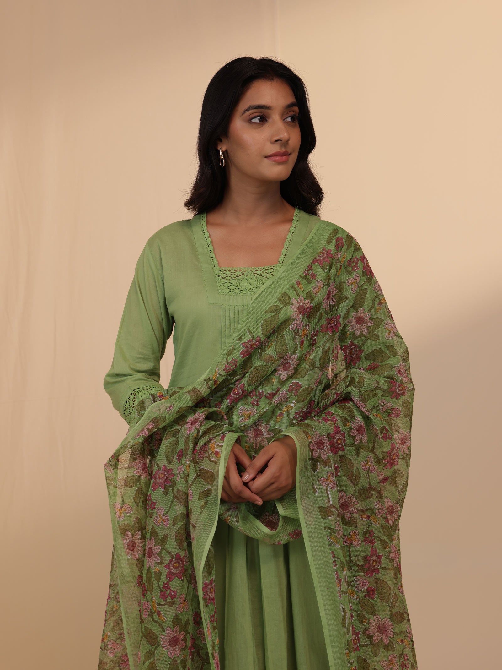 Nettle Green Kota Dupatta