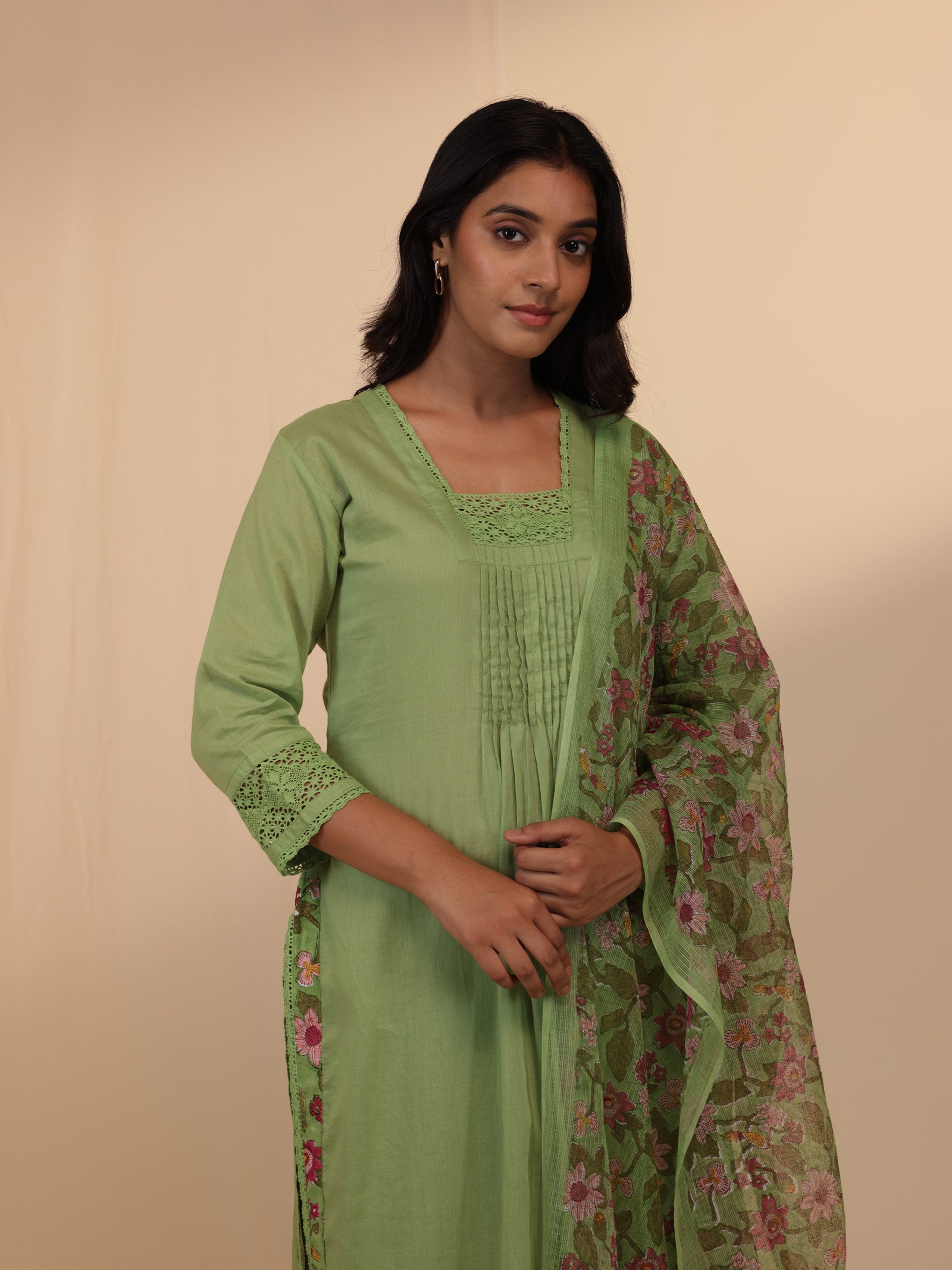 Nettle Green Kota Dupatta