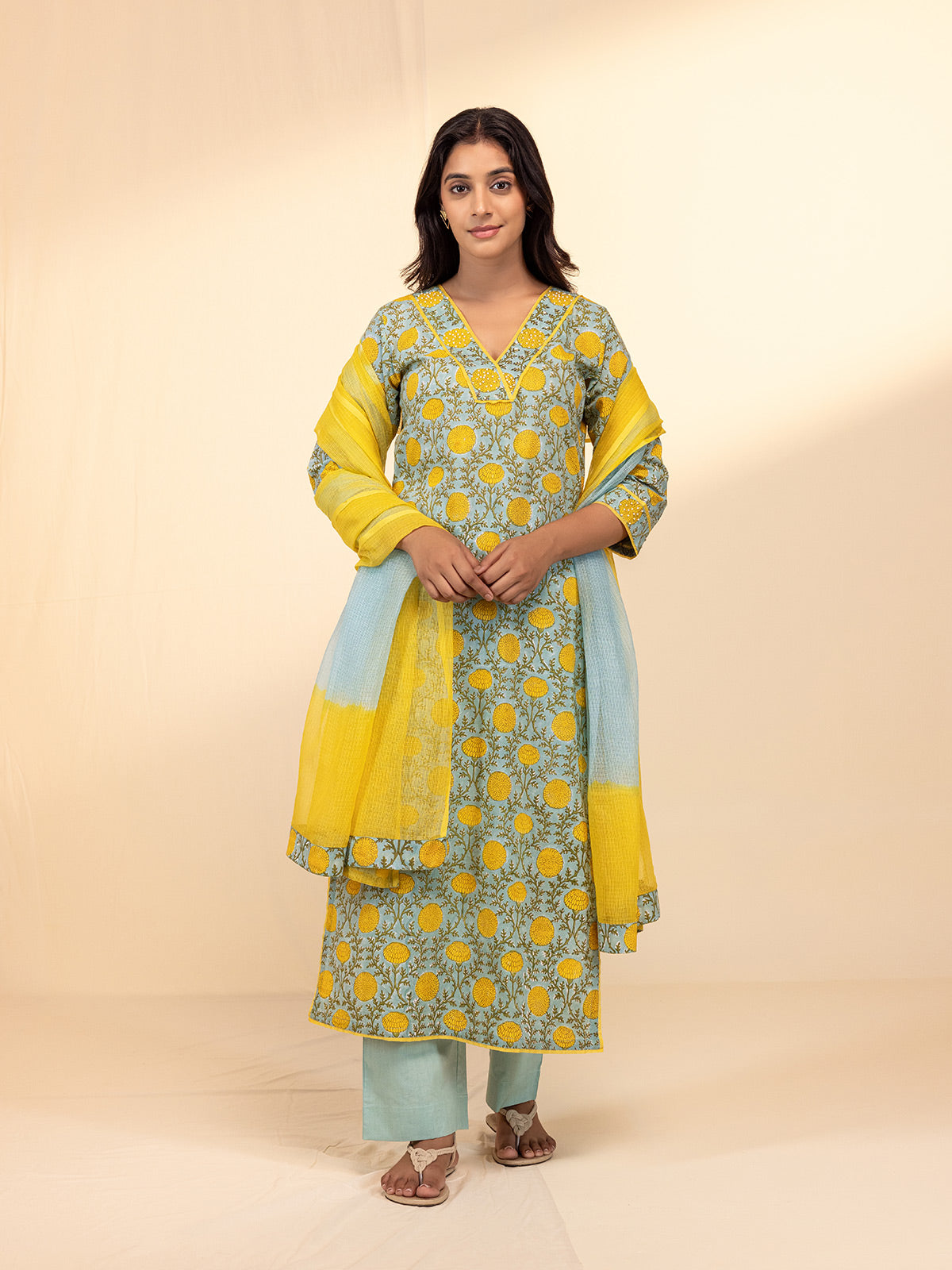 Marigold Muse Cotton Kurta