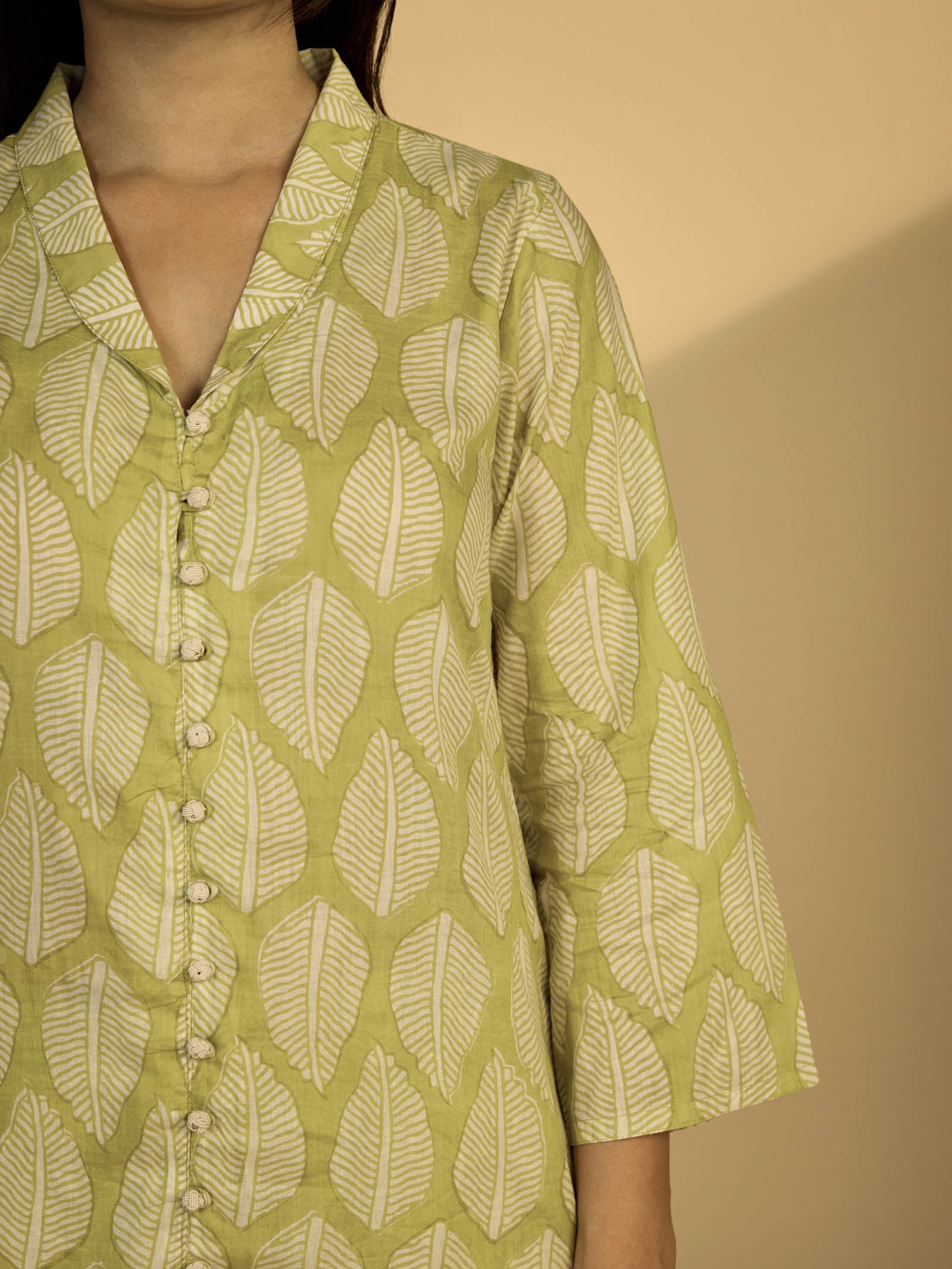 Autumn Leaf Voile Kurta