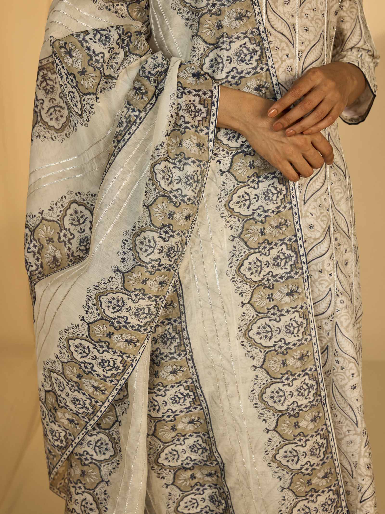 Dust Chanderi Dupatta