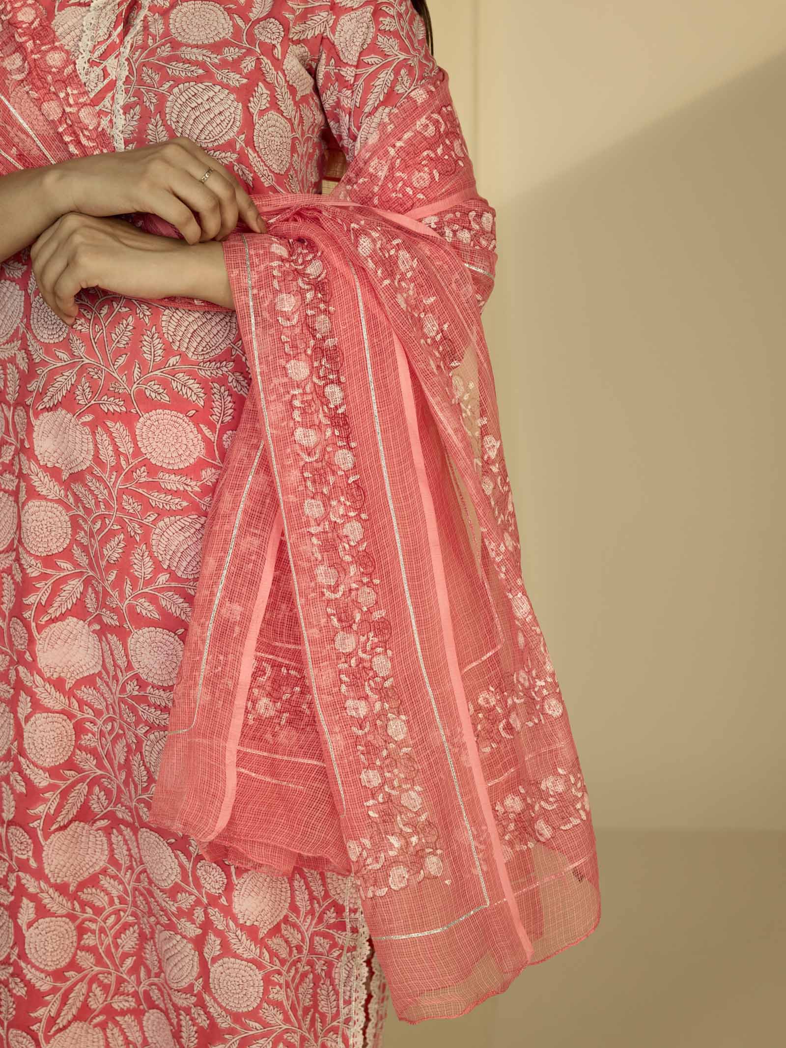 Too Pink Kota Dupatta