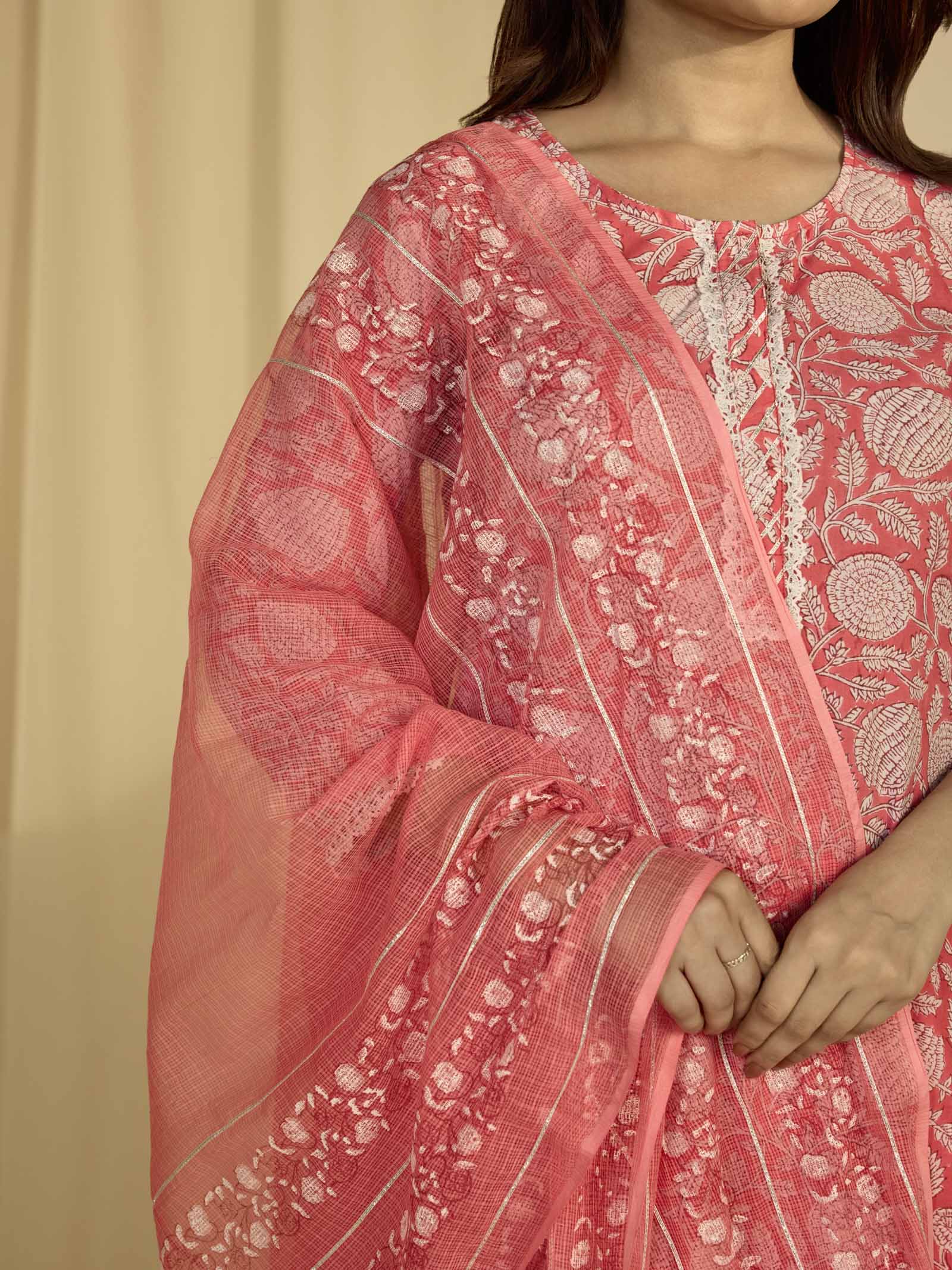 Too Pink Kota Dupatta