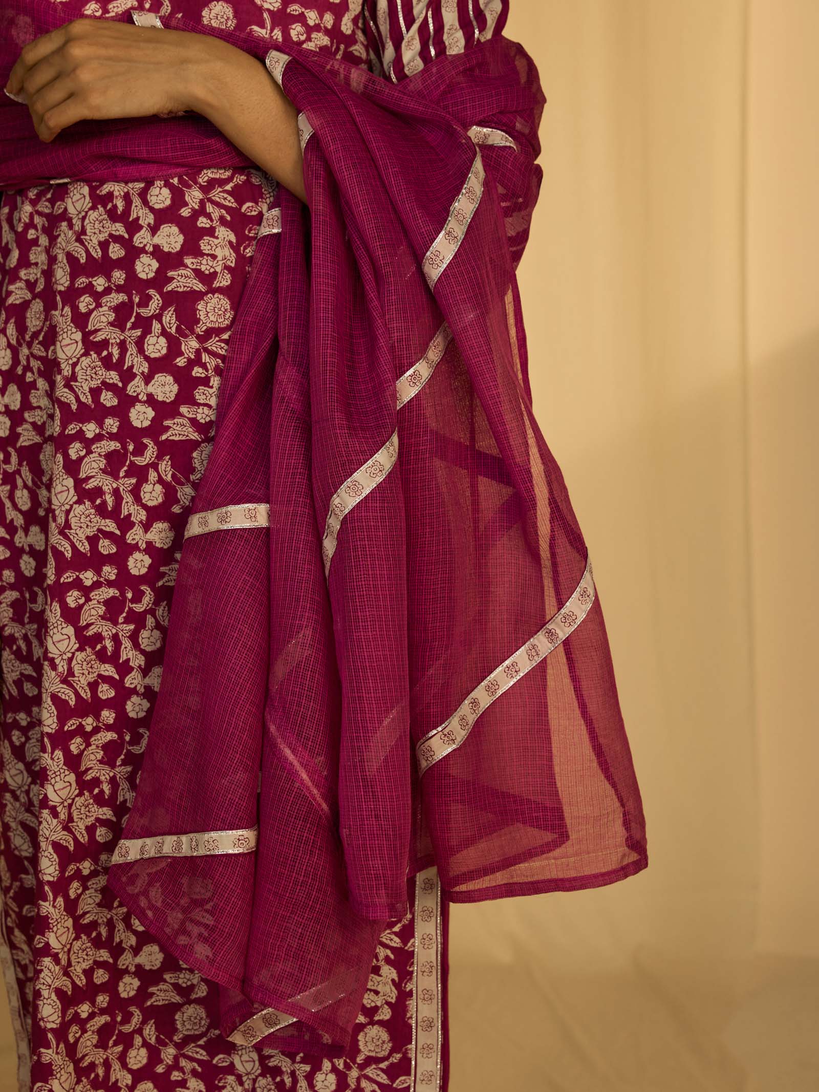 Purple Ink Kota Dupatta