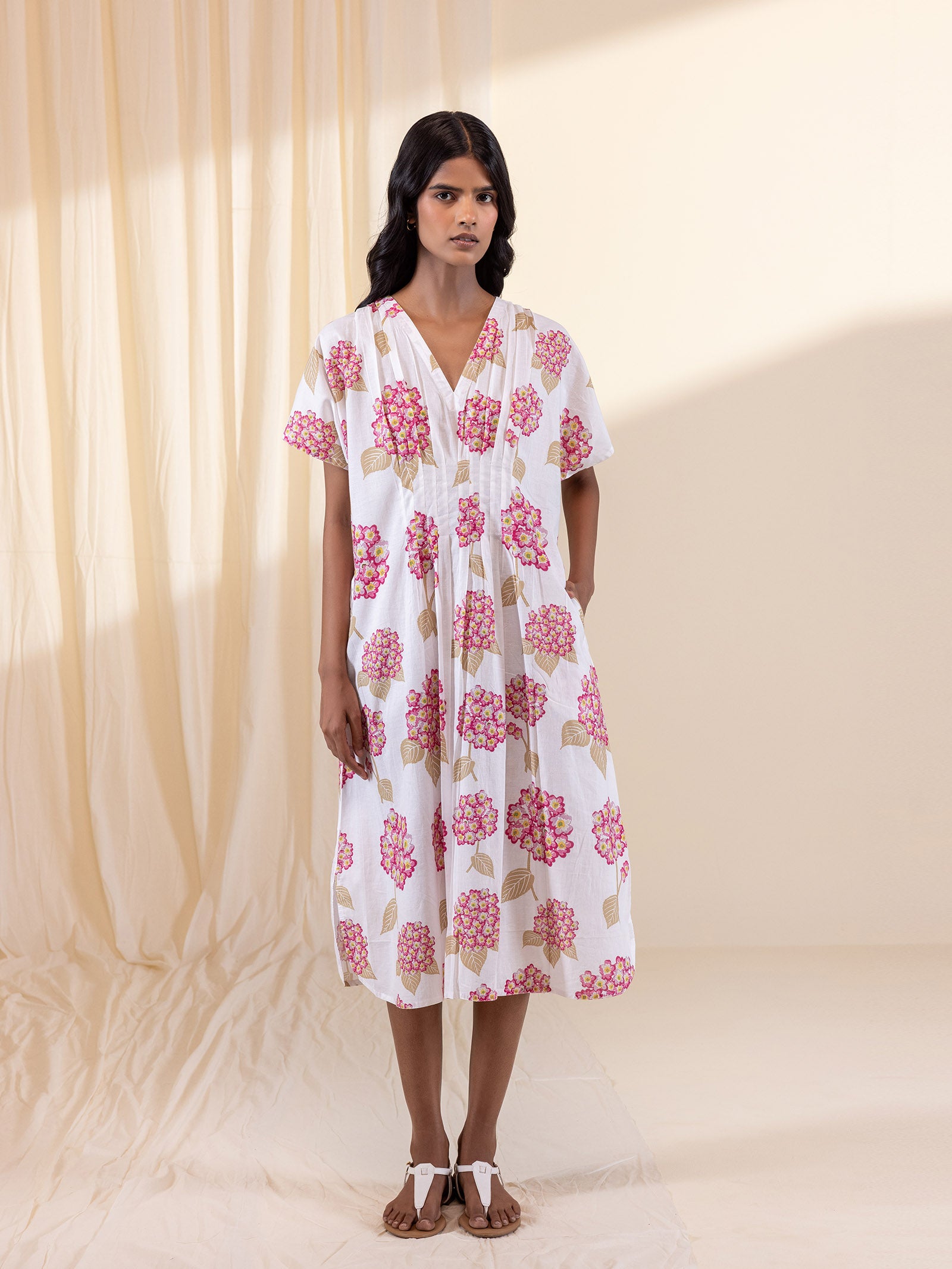 Heliotrope Bali Cotton Dress
