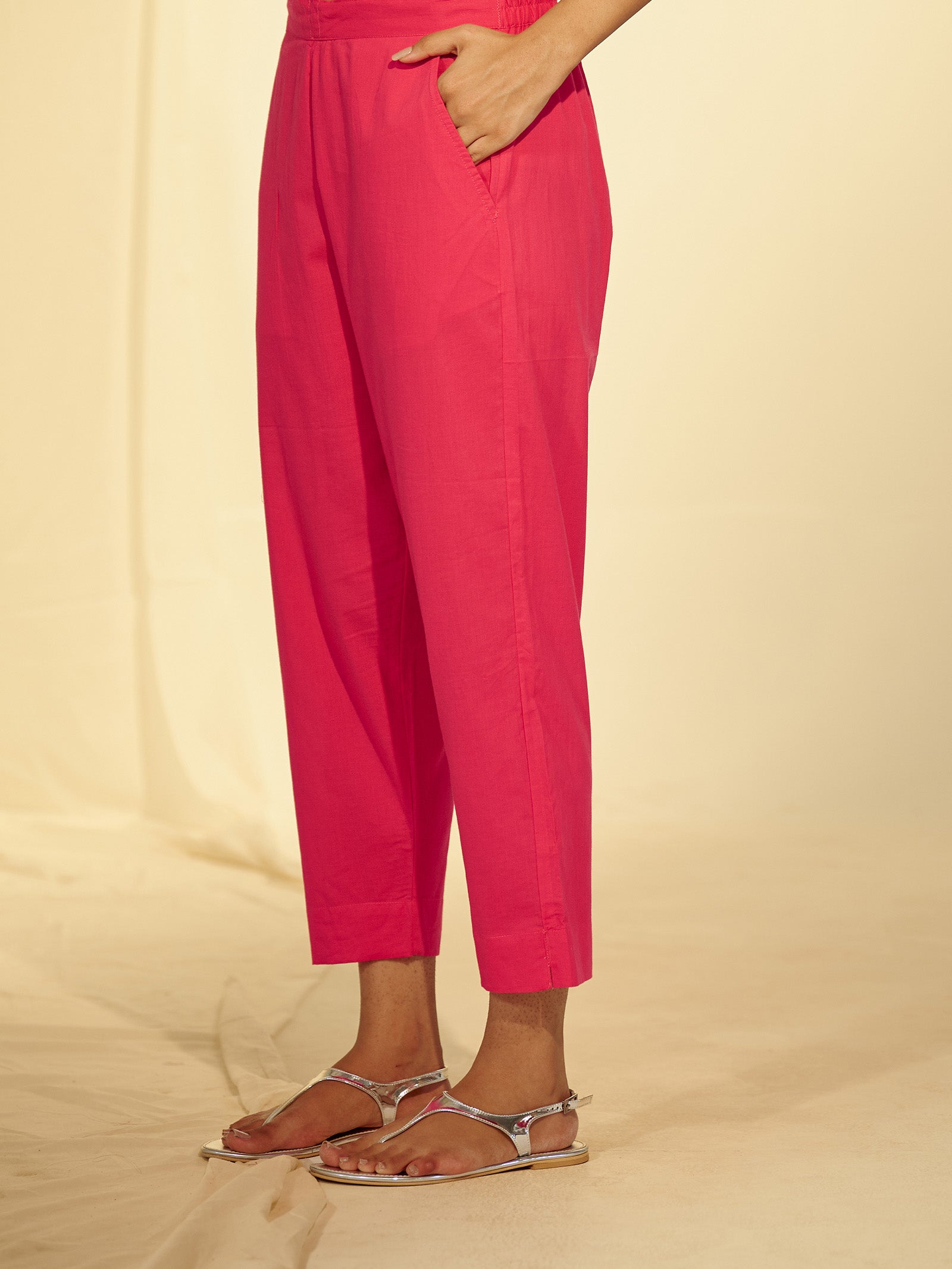 Cocktail Hot Pink Cotton Seriously Short Pant