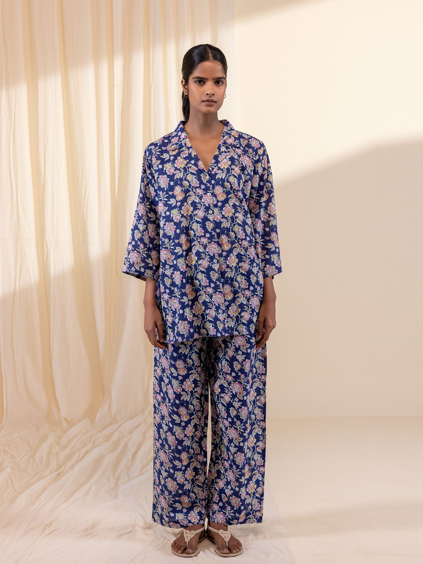 Purple Haze Voile Night Suit