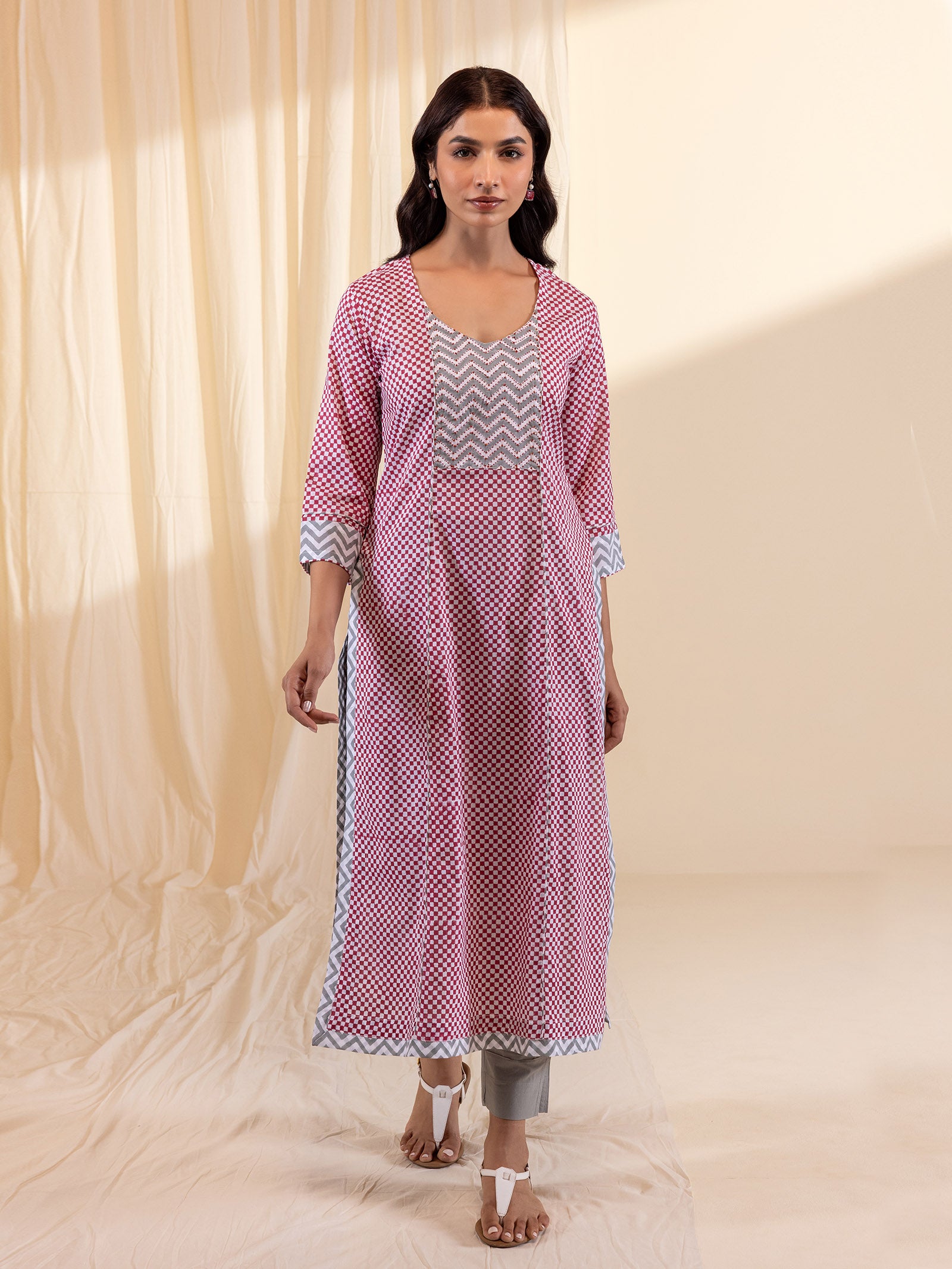Work Wear Voile Kurta