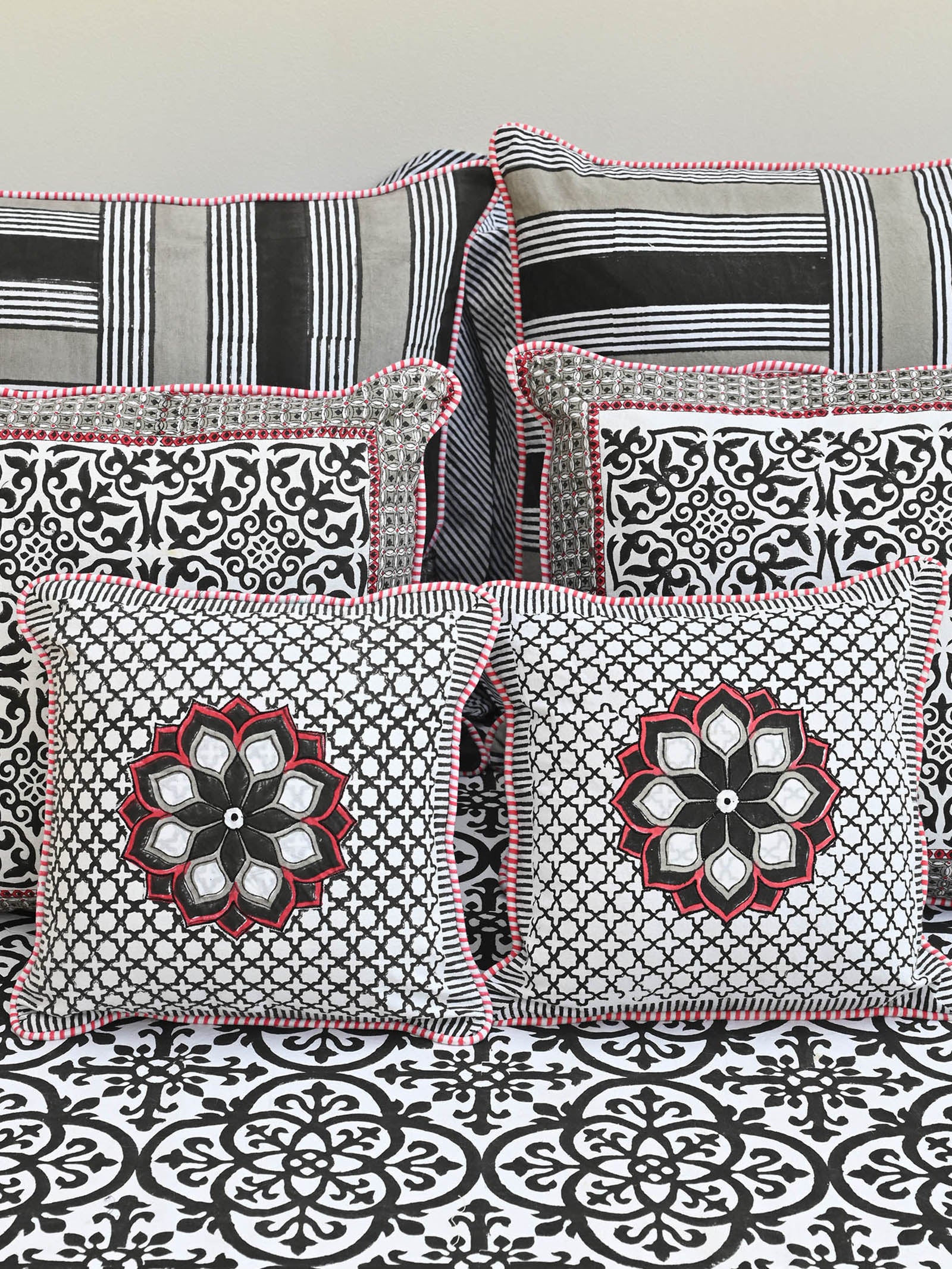 Monochrome 12" x 12" Cushion Cover