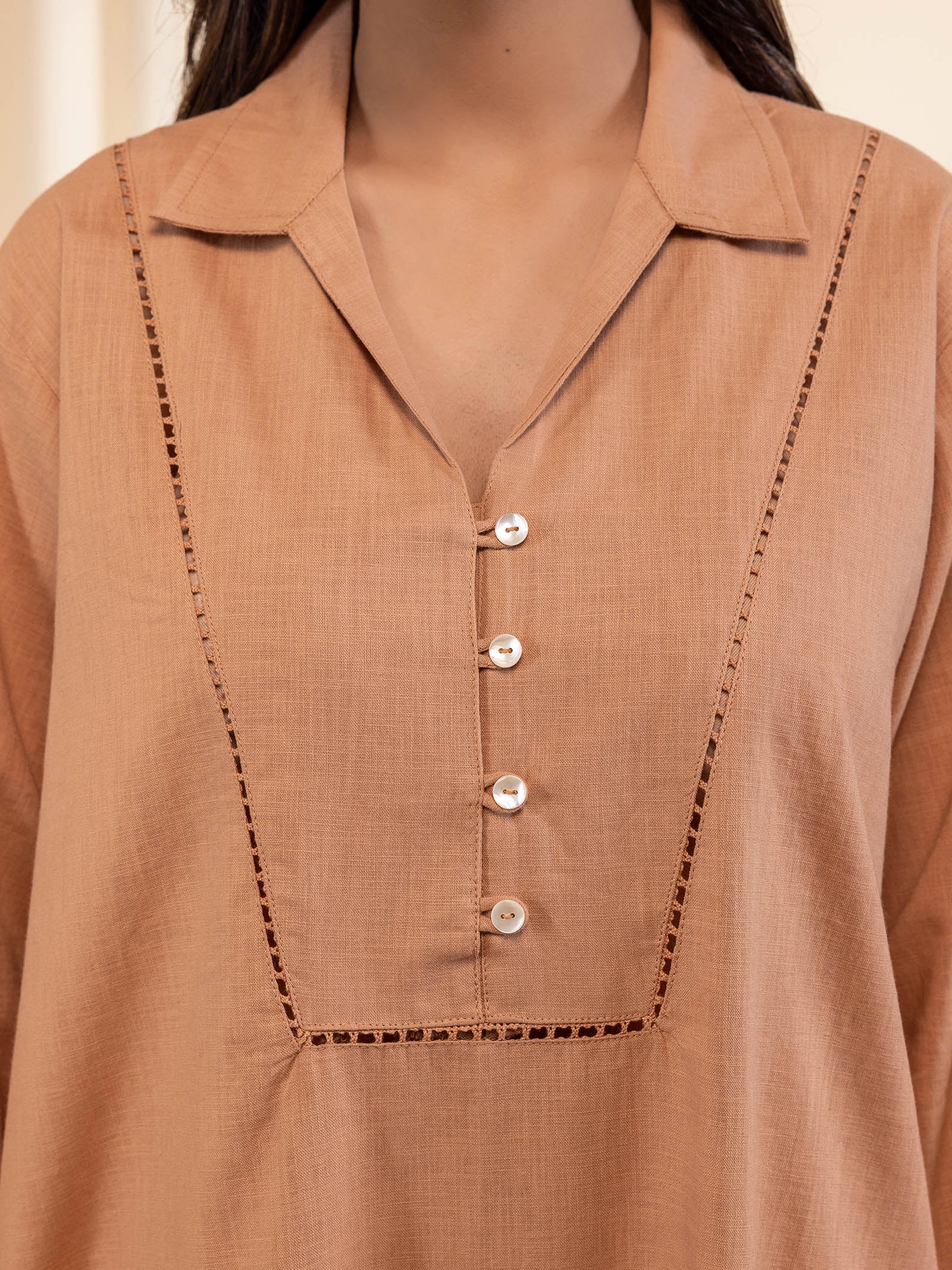 Skin Tones Cinnamon Cotton Kurta
