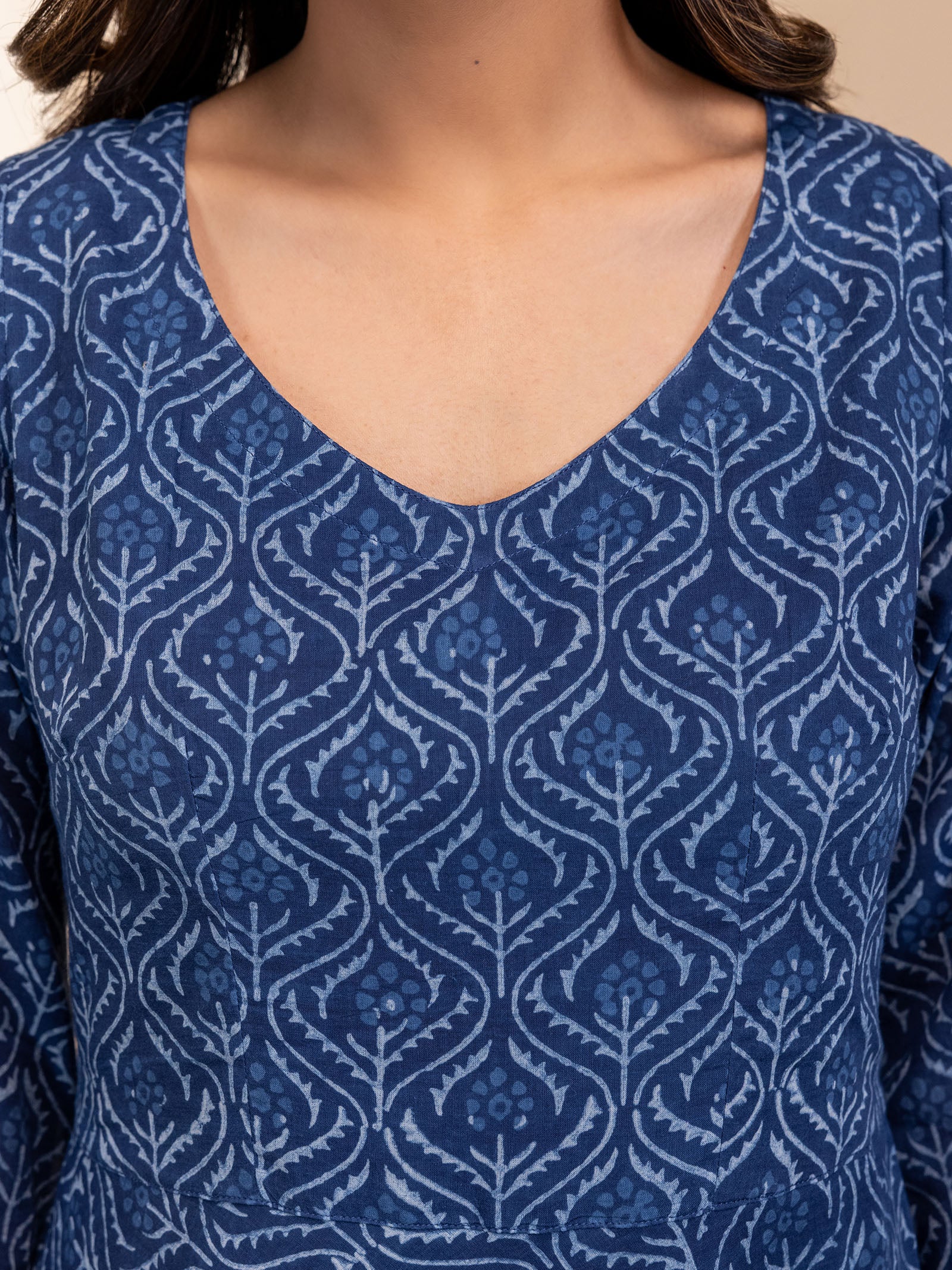 Indigo Ace Voile Dress
