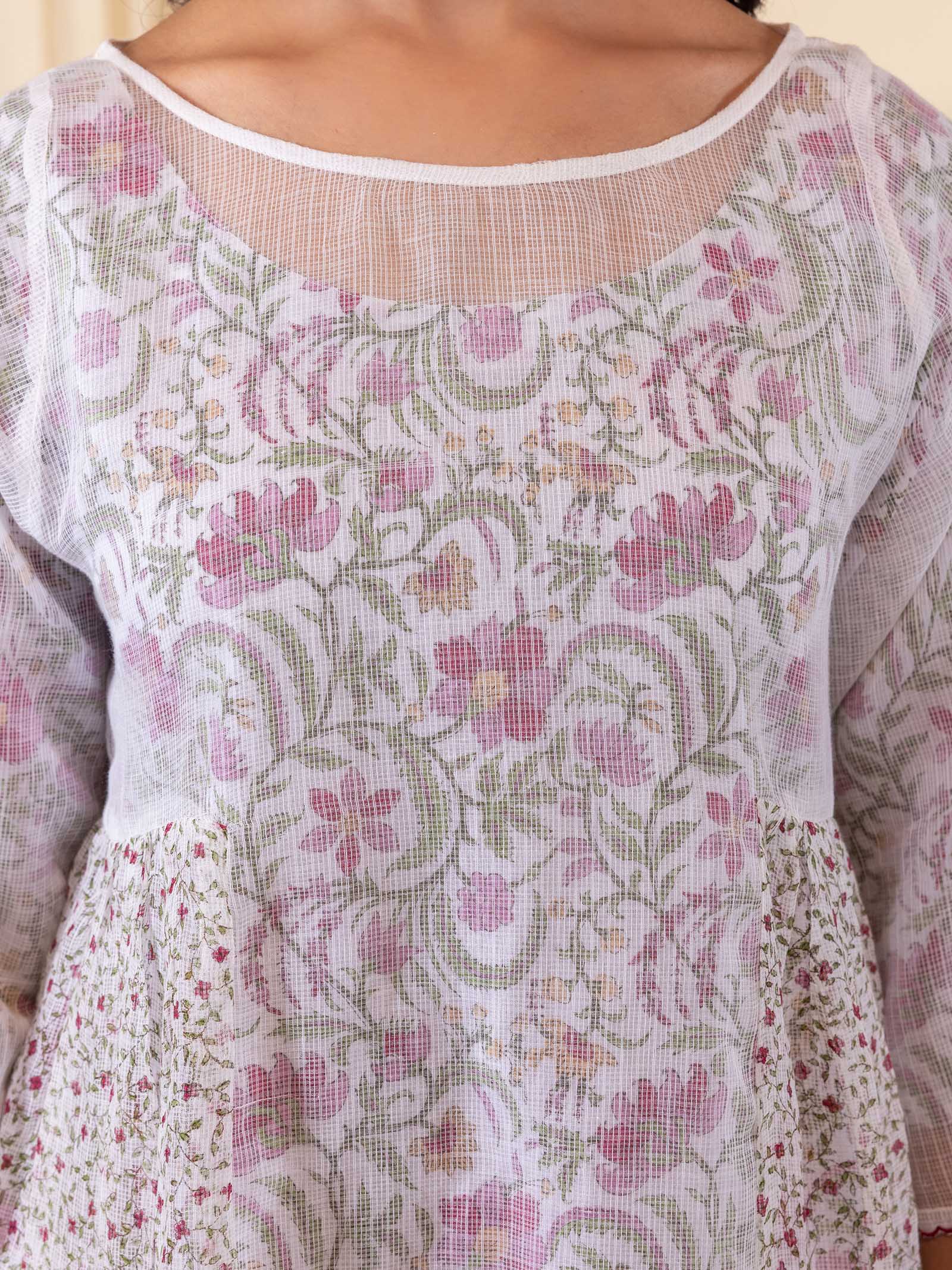 Inked Curls Cotton Tunic