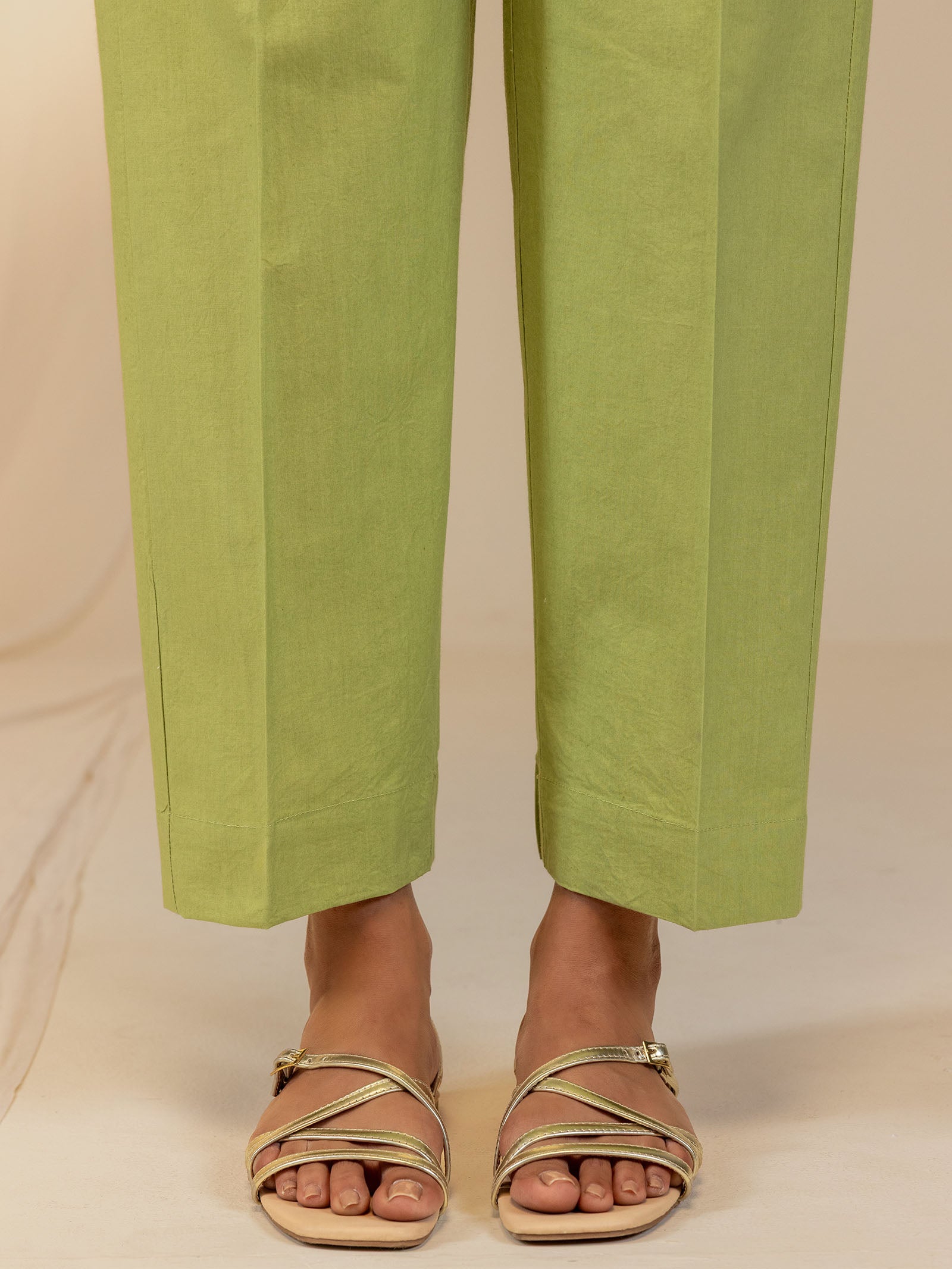 The Artisans Lush Cotton Straight Pant