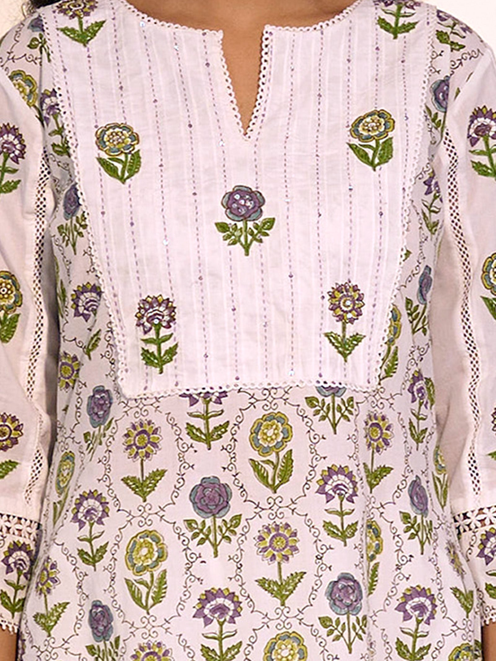 Bageecha Cotton Kurta