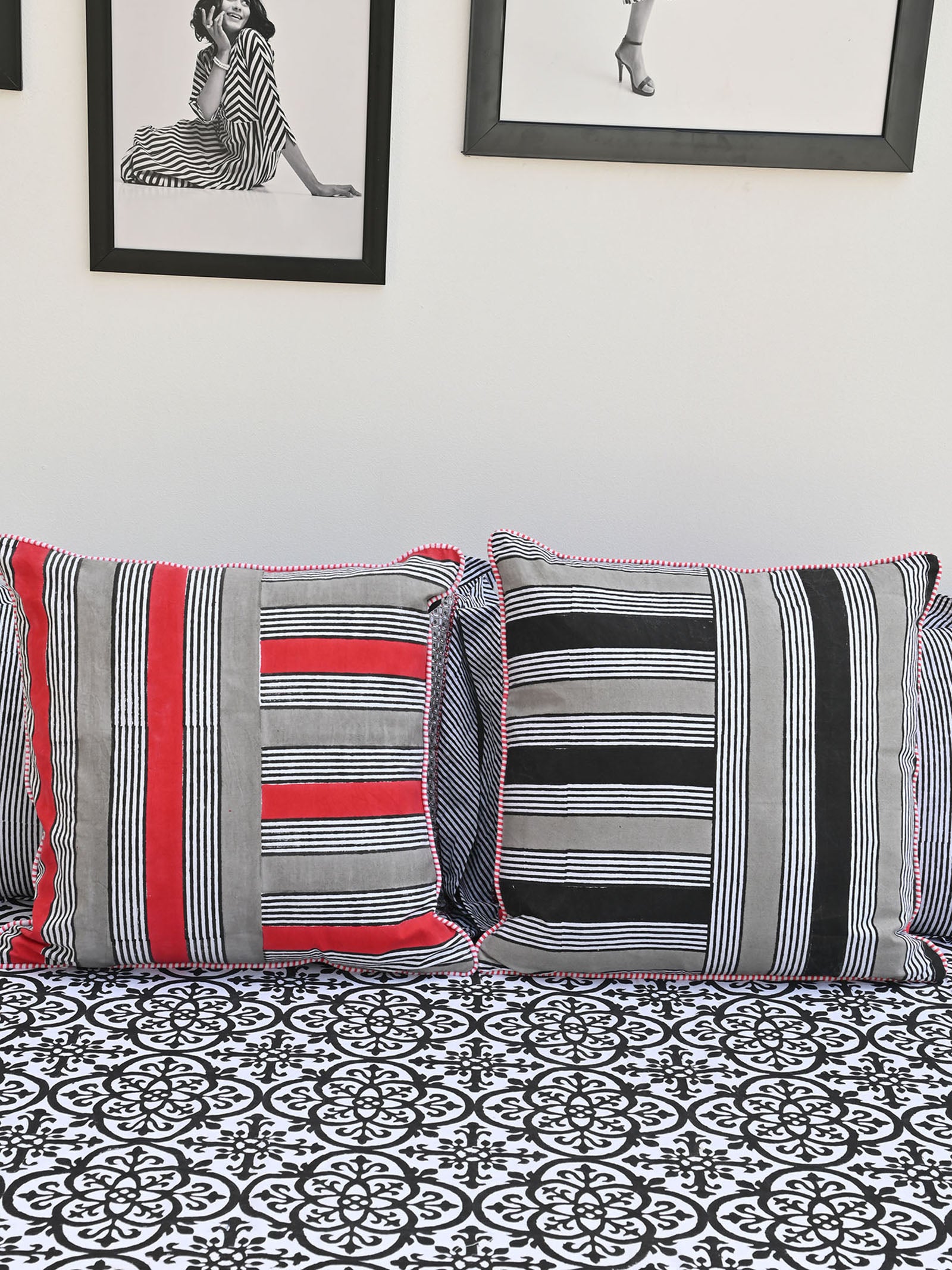 Monochrome 20" x 20" Cushion Cover