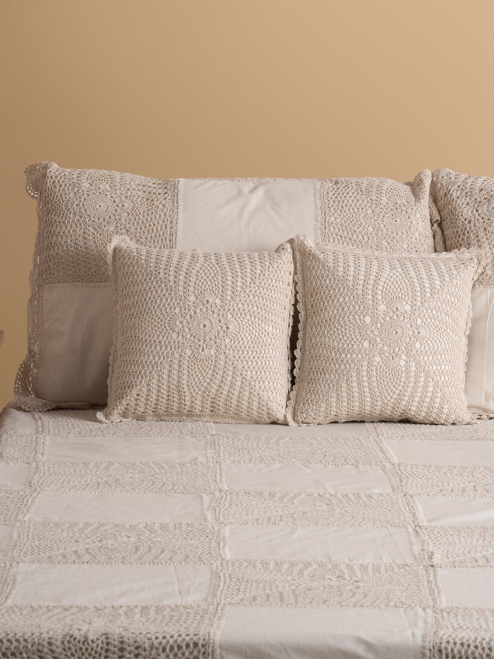 Assorted Crochet 12" x 12" Cushion Cover