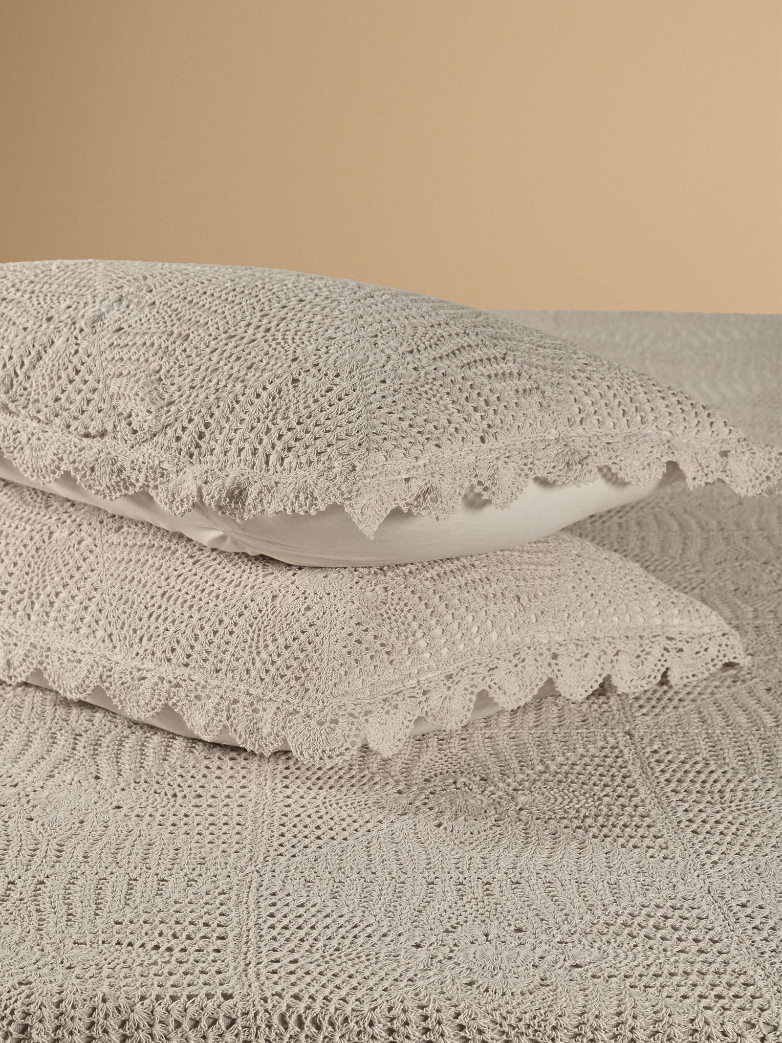 Crochet Classic Pillow Cover (Set of 2)